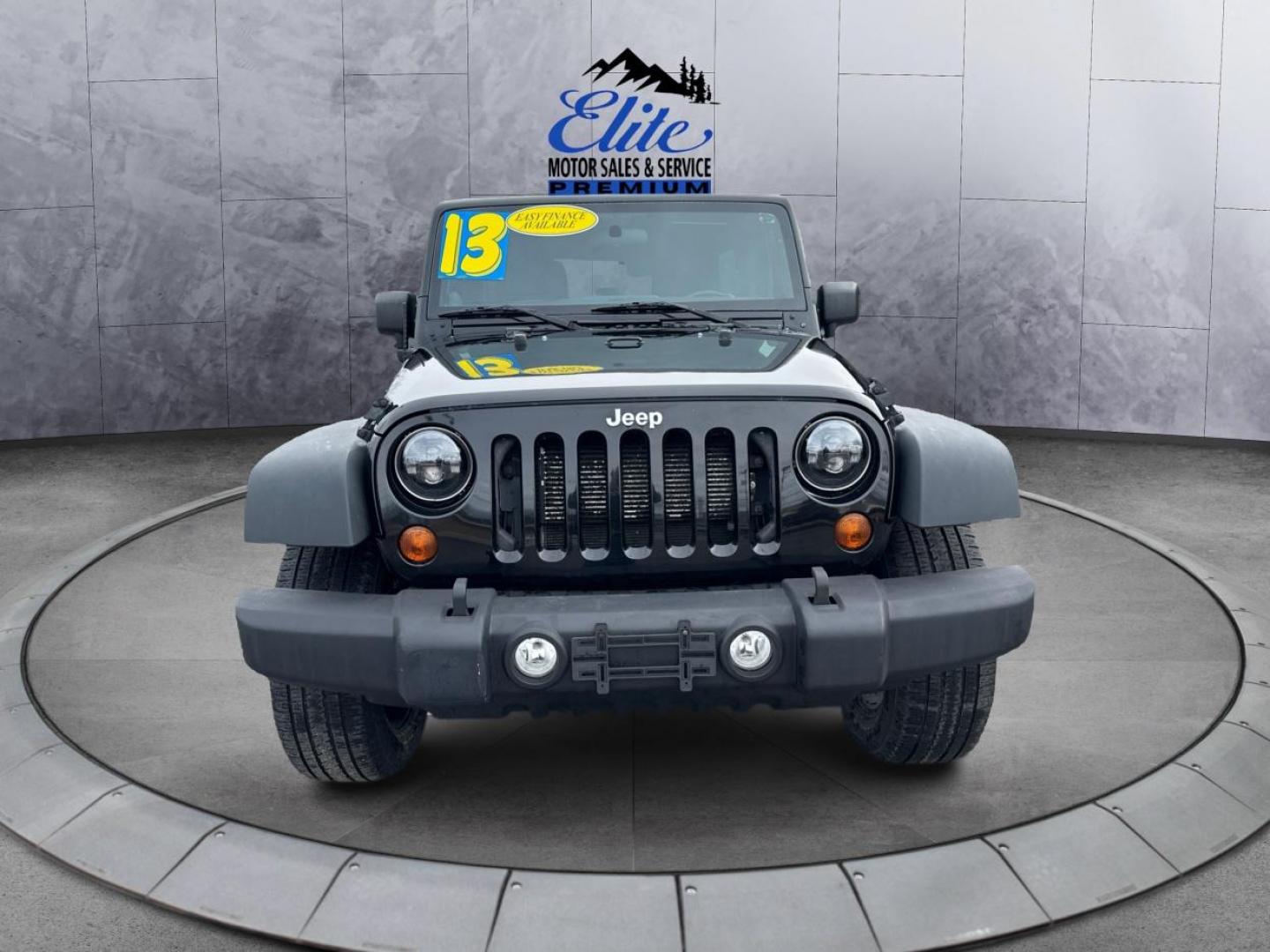 2013 BLACK JEEP WRANGLER (1C4BJWDG3DL) with an V6,3.6L(220 CID),DOHC engine, AUTOMATIC transmission, located at 14600 Frazho Road, Warren, MI, 48089, (586) 776-3400, 42.485996, -82.974220 - Photo#1