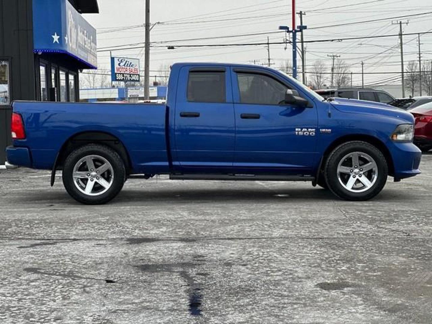 2014 BLUE RAM 1500 (1C6RR7FT5ES) with an V8,5.7L(345 CID),OHV engine, AUTOMATIC transmission, located at 14600 Frazho Road, Warren, MI, 48089, (586) 776-3400, 42.485996, -82.974220 - Photo#3