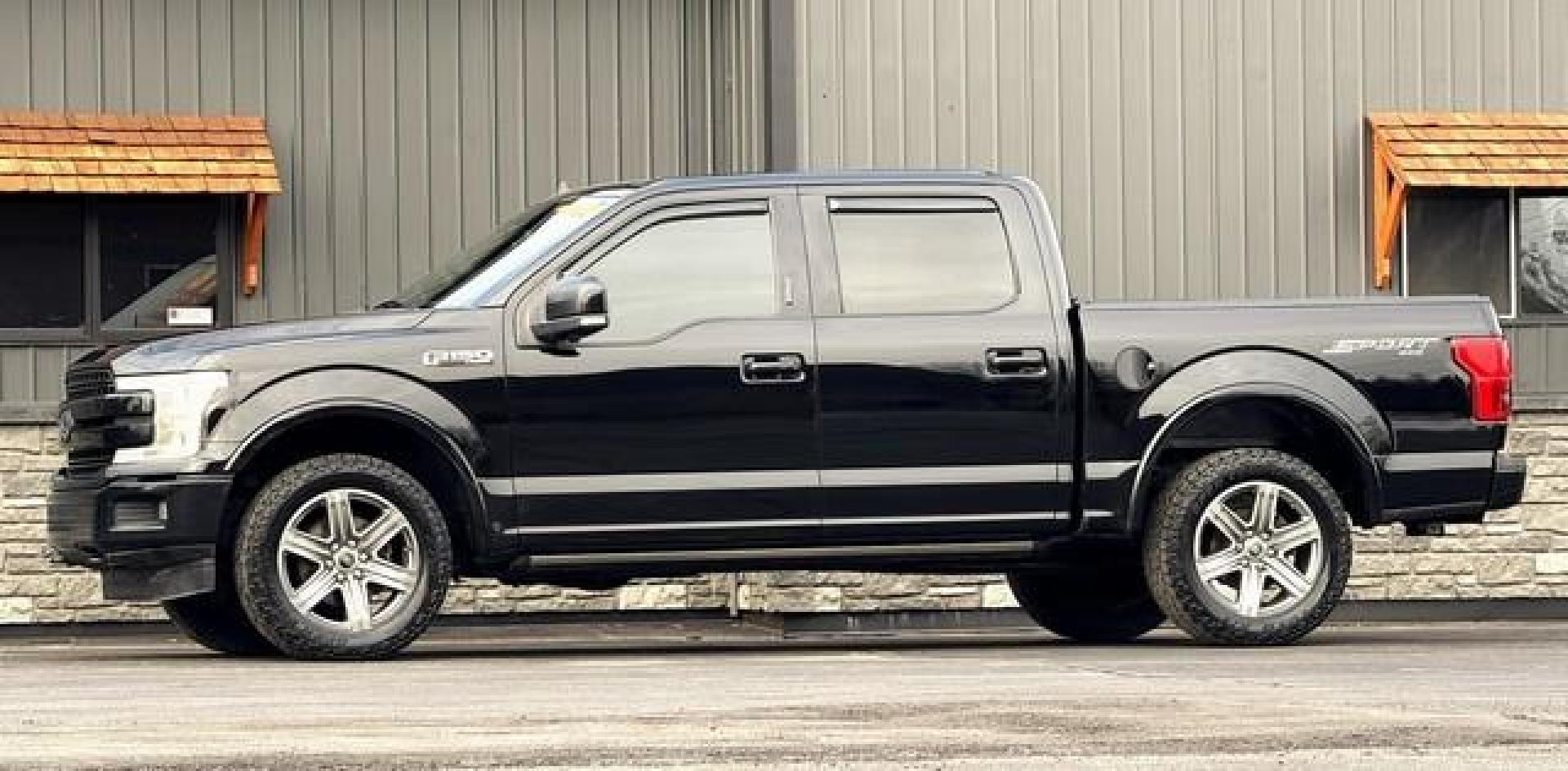2018 BLACK FORD F-150 (1FTEW1EGXJF) with an V6,3.5L(213 CID),DOHC engine, AUTOMATIC transmission, located at 14600 Frazho Road, Warren, MI, 48089, (586) 776-3400, 42.485996, -82.974220 - Photo#0