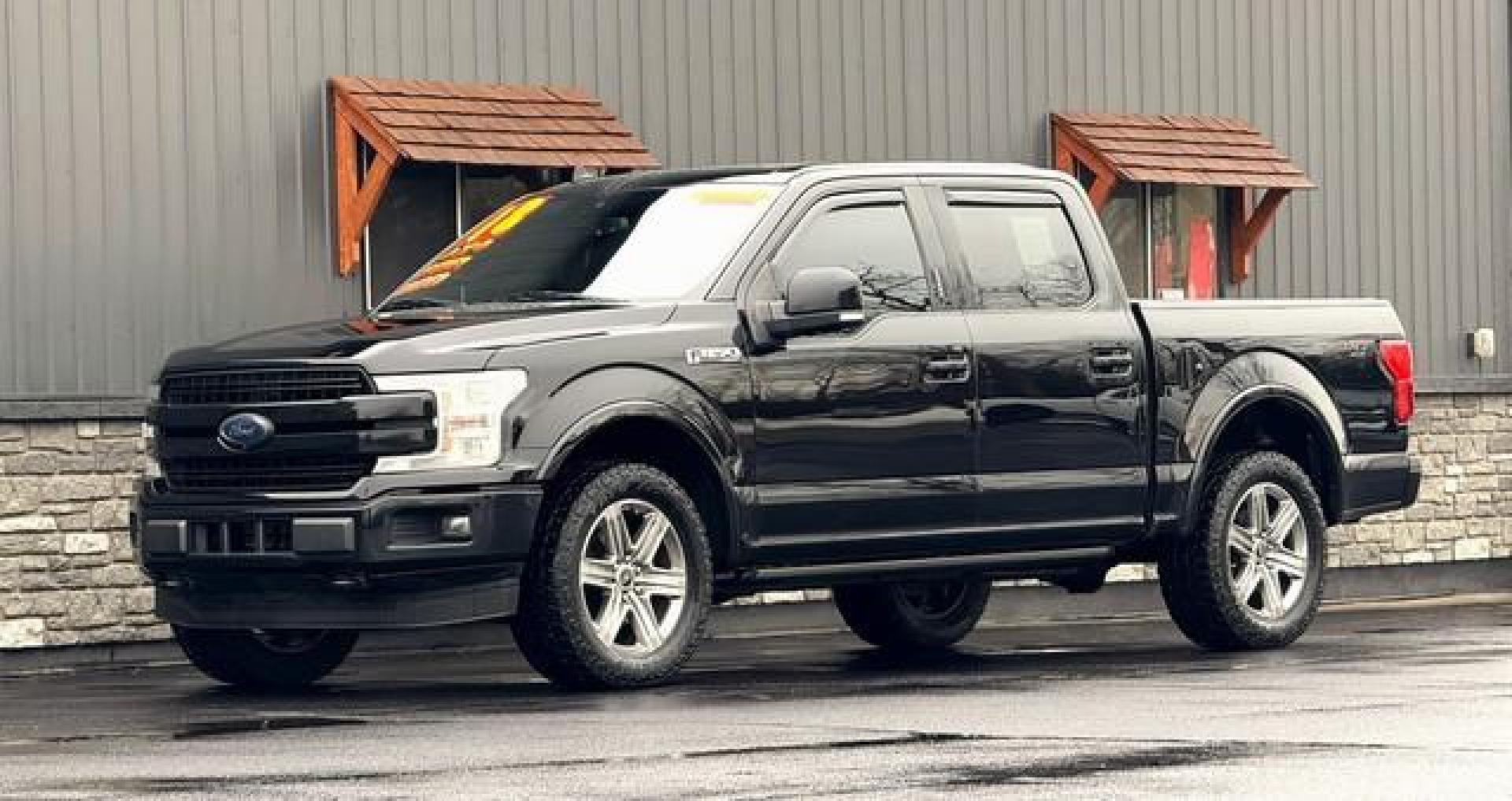 2018 BLACK FORD F-150 (1FTEW1EGXJF) with an V6,3.5L(213 CID),DOHC engine, AUTOMATIC transmission, located at 14600 Frazho Road, Warren, MI, 48089, (586) 776-3400, 42.485996, -82.974220 - Photo#1