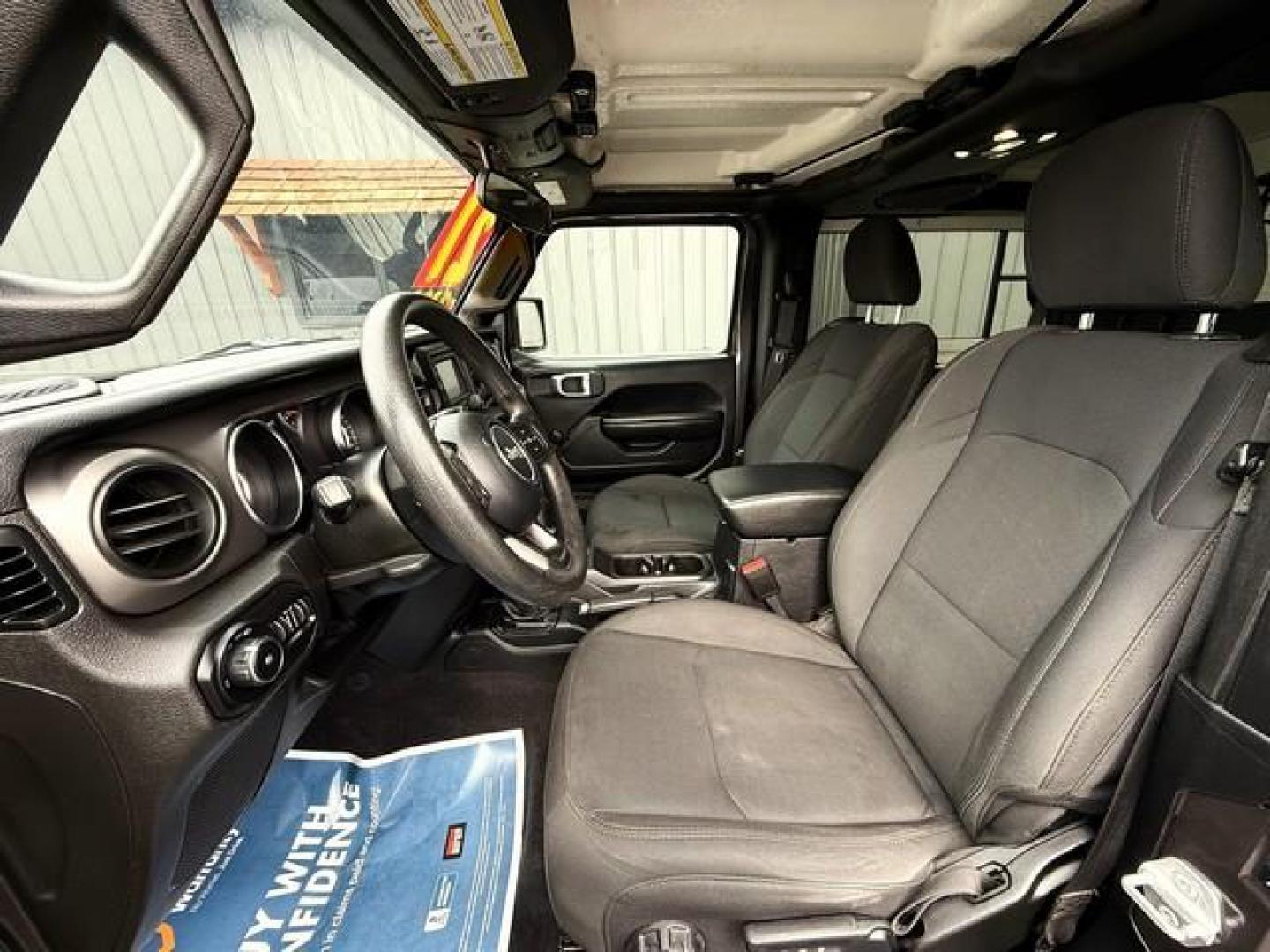 2021 BLACK JEEP WRANGLER (1C4HJXAG7MW) with an V6,3.6L(220 CID), engine, AUTOMATIC transmission, located at 14600 Frazho Road, Warren, MI, 48089, (586) 776-3400, 42.485996, -82.974220 - Photo#7