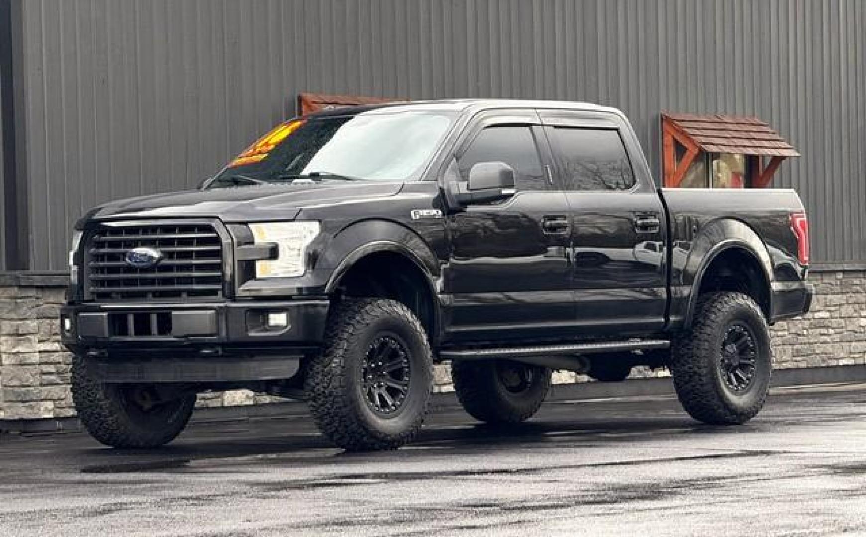2016 BLACK FORD F-150 (1FTEW1EF1GF) with an V8,5.0L(302 CID),DOHC engine, AUTOMATIC transmission, located at 14600 Frazho Road, Warren, MI, 48089, (586) 776-3400, 42.485996, -82.974220 - Photo#2