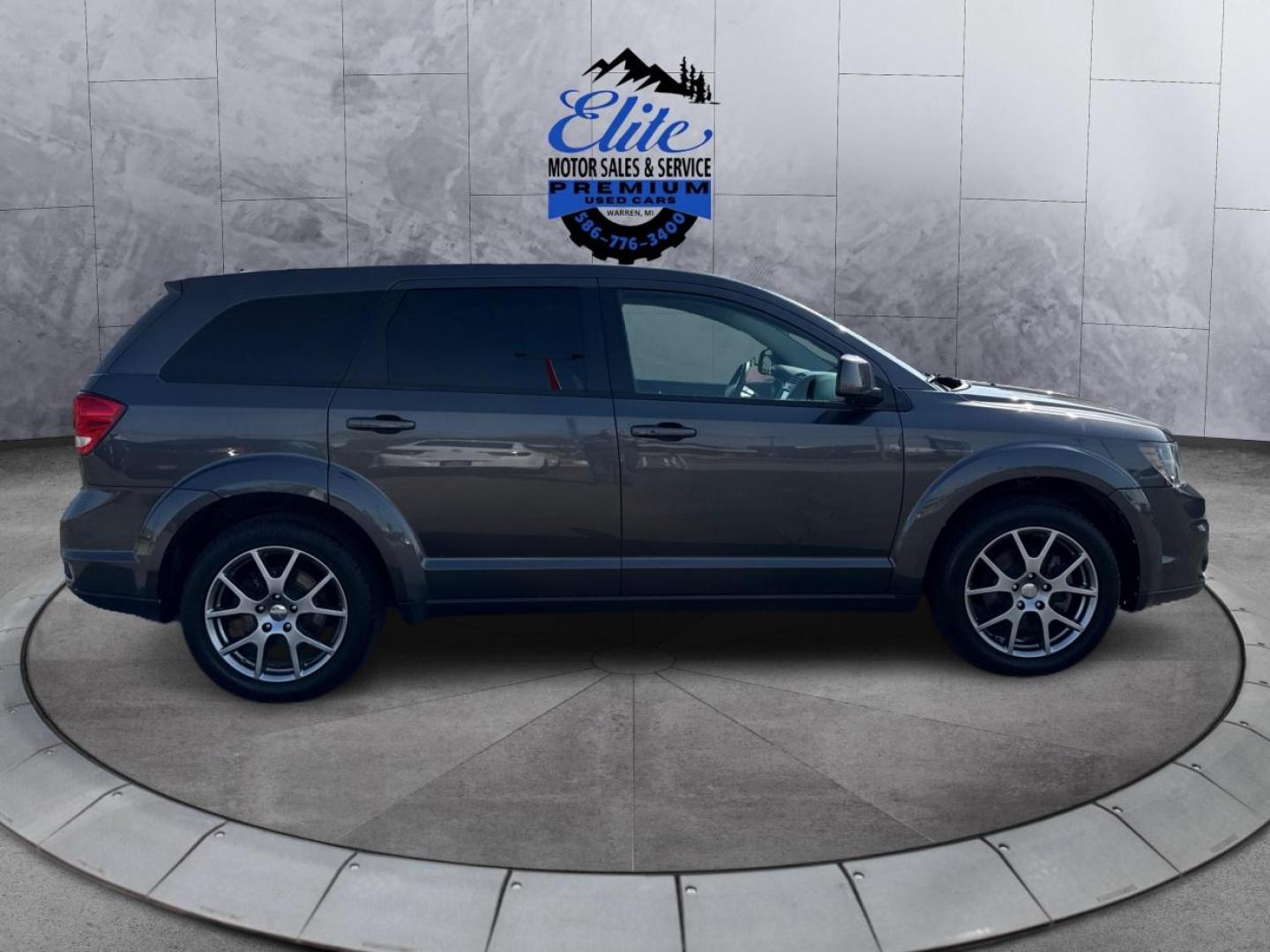2016 GRAY DODGE JOURNEY (3C4PDDEG8GT) with an V6,3.6L(220 CID),DOHC engine, AUTOMATIC transmission, located at 14600 Frazho Road, Warren, MI, 48089, (586) 776-3400, 42.485996, -82.974220 - Photo#3