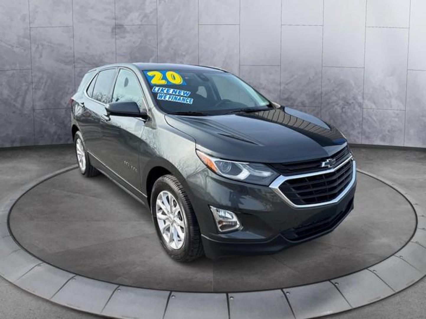 2020 GRAY CHEVROLET EQUINOX (3GNAXJEV0LS) with an L4,1.5L(91 CID), engine, AUTOMATIC transmission, located at 14600 Frazho Road, Warren, MI, 48089, (586) 776-3400, 42.485996, -82.974220 - Photo#1