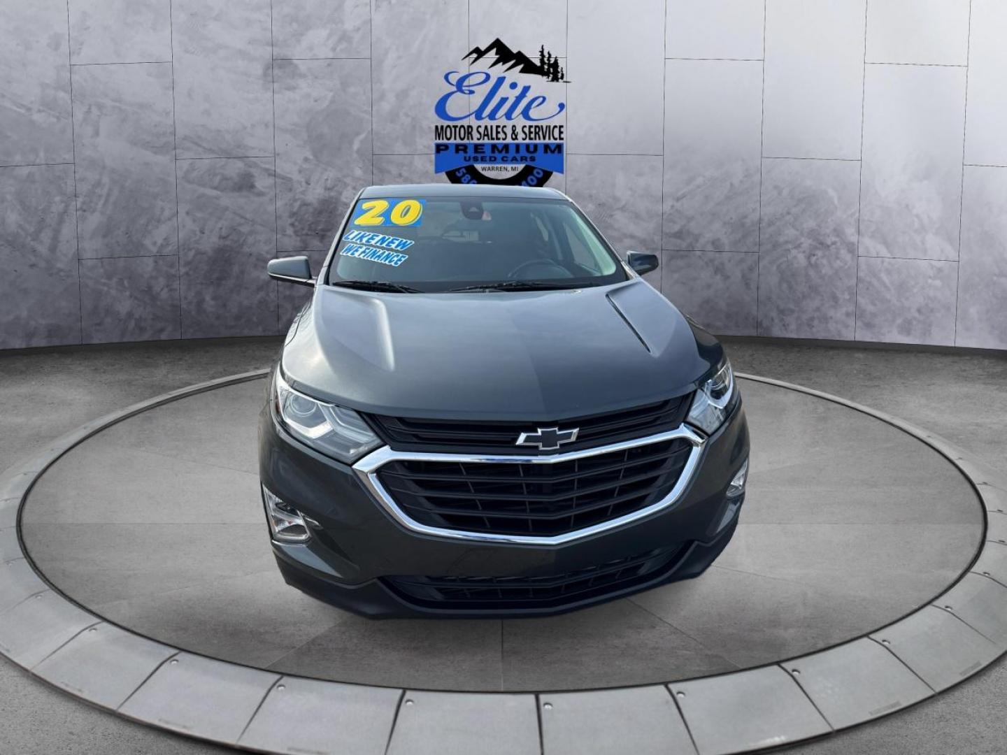 2020 GRAY CHEVROLET EQUINOX (3GNAXJEV0LS) with an L4,1.5L(91 CID), engine, AUTOMATIC transmission, located at 14600 Frazho Road, Warren, MI, 48089, (586) 776-3400, 42.485996, -82.974220 - Photo#1