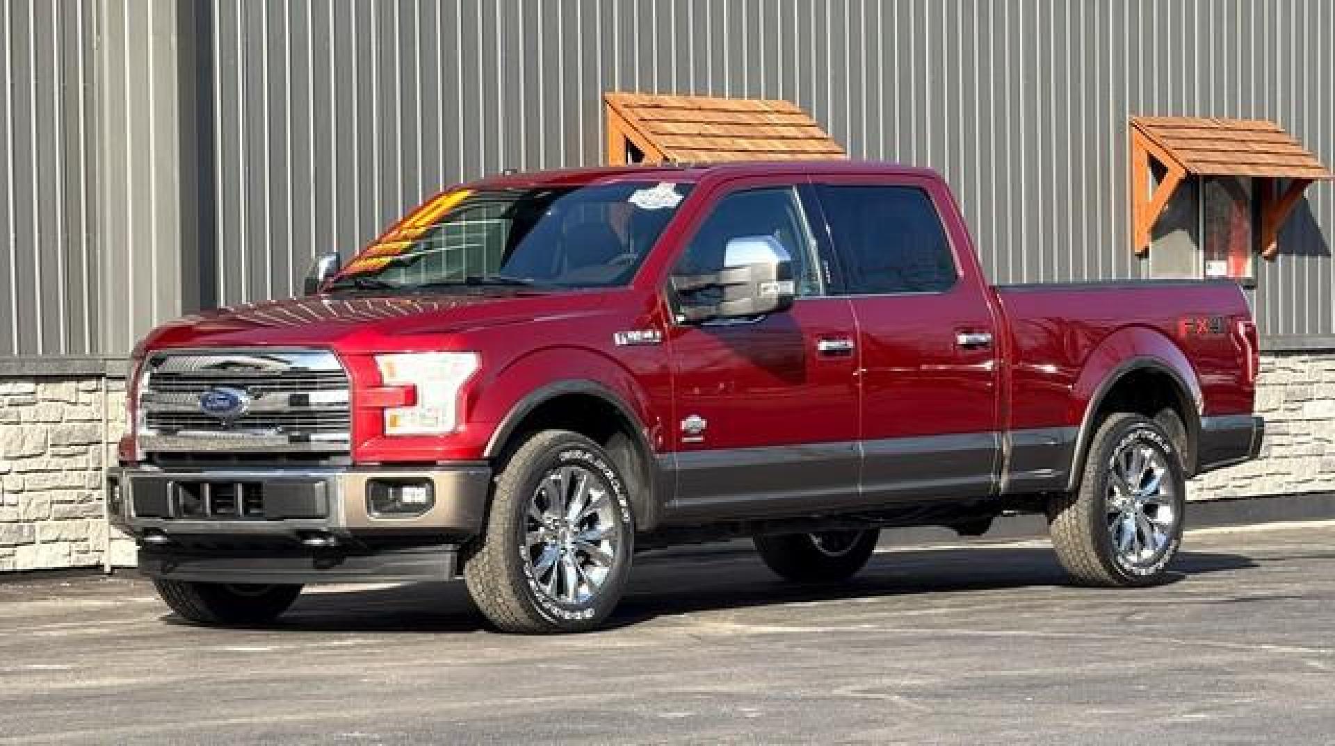 2017 MAROON FORD F-150 (1FTFW1EG4HF) with an V6,3.5L(213 CID),DOHC engine, AUTOMATIC transmission, located at 14600 Frazho Road, Warren, MI, 48089, (586) 776-3400, 42.485996, -82.974220 - Photo#2