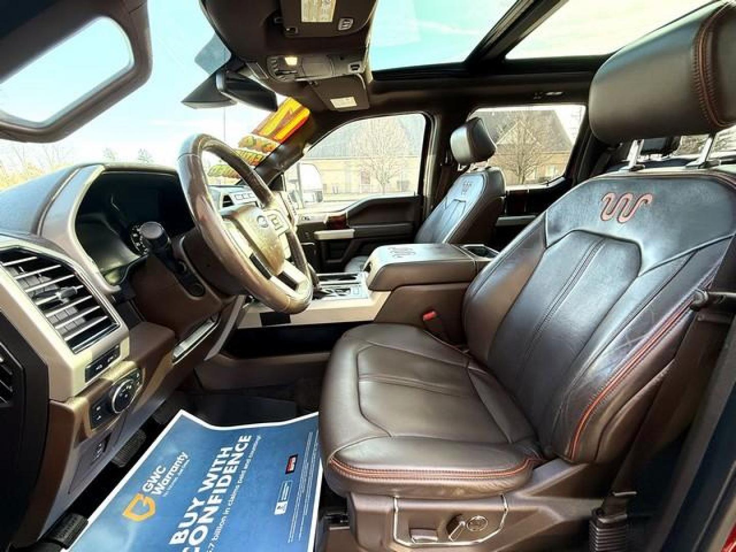2017 MAROON FORD F-150 (1FTFW1EG4HF) with an V6,3.5L(213 CID),DOHC engine, AUTOMATIC transmission, located at 14600 Frazho Road, Warren, MI, 48089, (586) 776-3400, 42.485996, -82.974220 - Photo#8