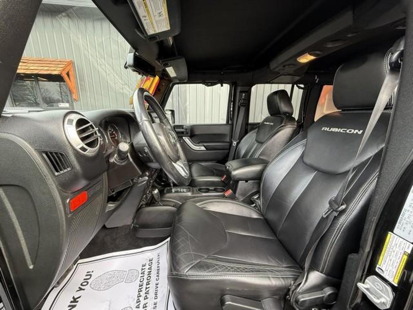 2015 BLACK JEEP WRANGLER (1C4HJWFGXFL) with an V6,3.6L(220 CID),DOHC engine, AUTOMATIC transmission, located at 14600 Frazho Road, Warren, MI, 48089, (586) 776-3400, 42.485996, -82.974220 - Photo#7