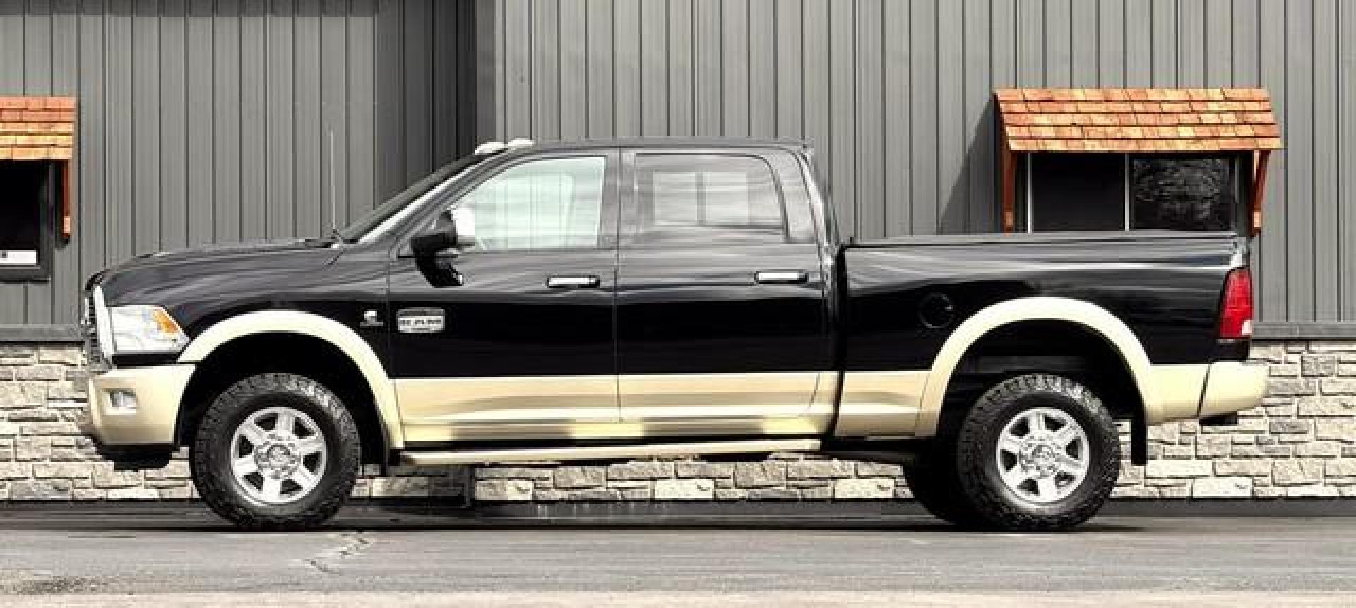 2012 BLACK RAM 3500 LONGHORN (3C63D3FL5CG) with an L6,6.7L(408 CID),OHV engine, AUTOMATIC transmission, located at 14600 Frazho Road, Warren, MI, 48089, (586) 776-3400, 42.485996, -82.974220 - Photo#3