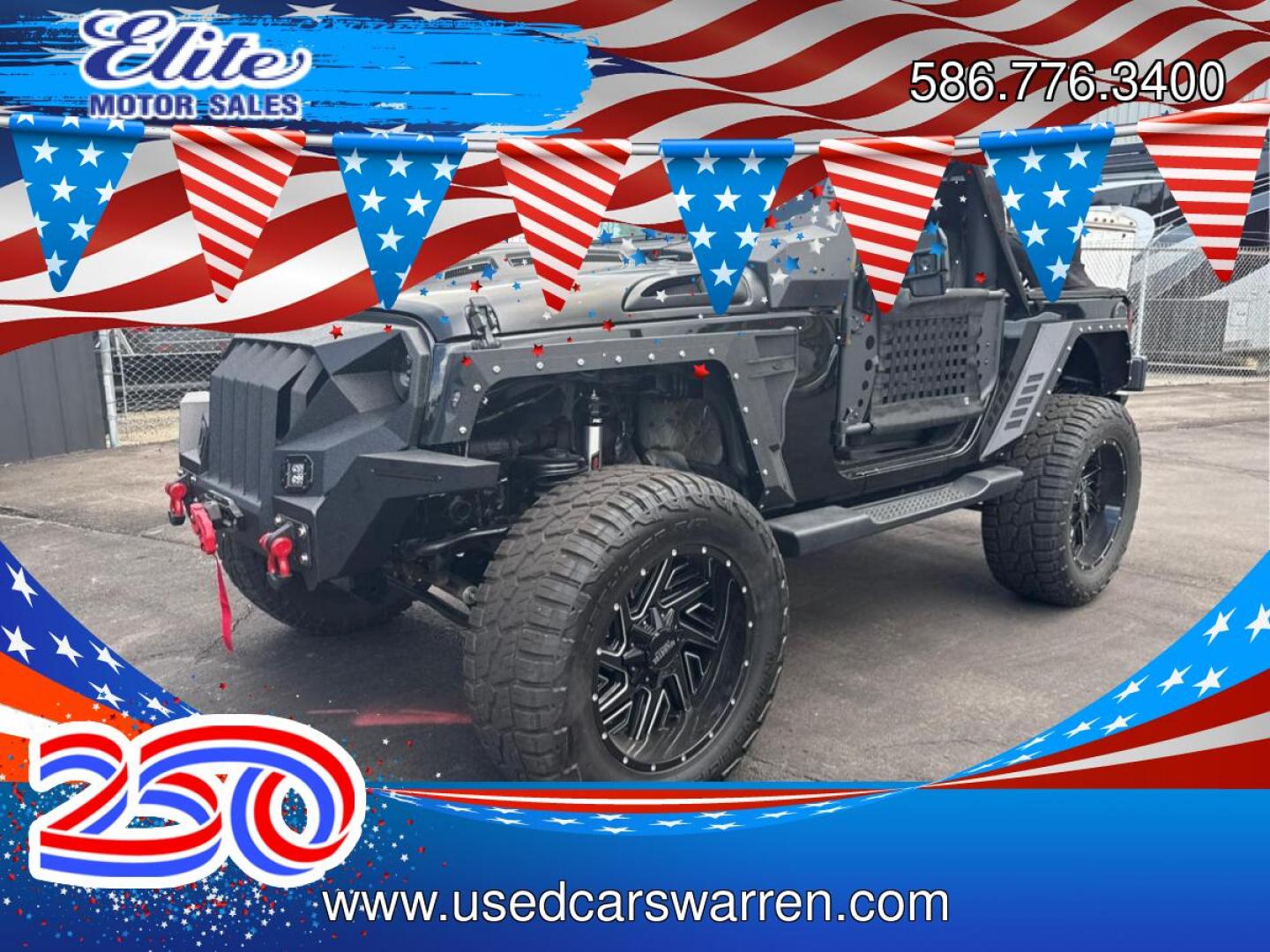 2016 BLACK JEEP WRANGLER (1C4AJWBG1GL) with an V6,3.6L(220 CID),DOHC engine, AUTOMATIC transmission, located at 14600 Frazho Road, Warren, MI, 48089, (586) 776-3400, 42.485996, -82.974220- Photo#0