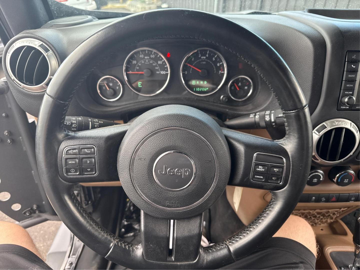 2016 BLACK JEEP WRANGLER (1C4AJWBG1GL) with an V6,3.6L(220 CID),DOHC engine, AUTOMATIC transmission, located at 14600 Frazho Road, Warren, MI, 48089, (586) 776-3400, 42.485996, -82.974220 - Photo#16