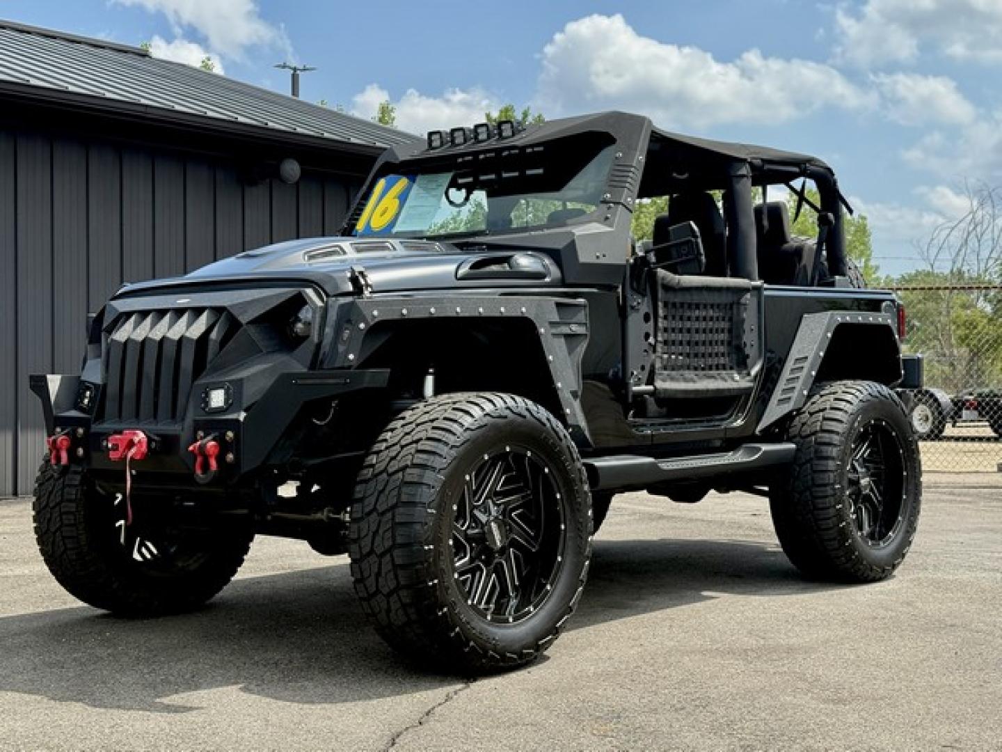 2016 BLACK JEEP WRANGLER (1C4AJWBG1GL) with an V6,3.6L(220 CID),DOHC engine, AUTOMATIC transmission, located at 14600 Frazho Road, Warren, MI, 48089, (586) 776-3400, 42.485996, -82.974220- Photo#7