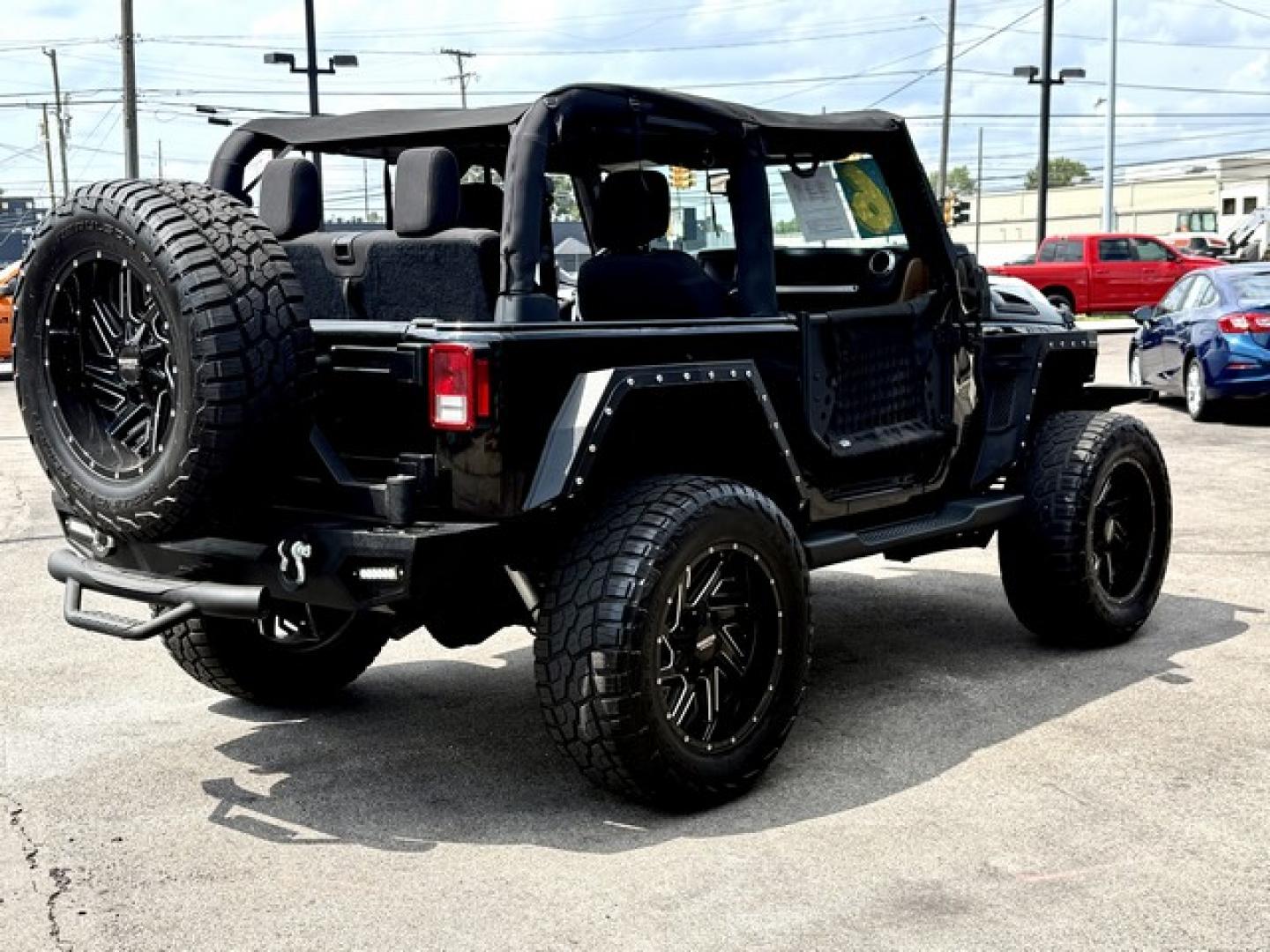 2016 BLACK JEEP WRANGLER (1C4AJWBG1GL) with an V6,3.6L(220 CID),DOHC engine, AUTOMATIC transmission, located at 14600 Frazho Road, Warren, MI, 48089, (586) 776-3400, 42.485996, -82.974220- Photo#11