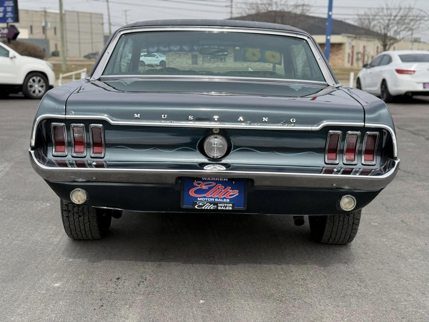 1968 GREEN /GREEN FORD MUSTANG DELUXE (8F01C134514) with an 289 CI V-8 engine, AUTOMATIC transmission, located at 14600 Frazho Road, Warren, MI, 48089, (586) 776-3400, 42.485996, -82.974220 - Photo#5