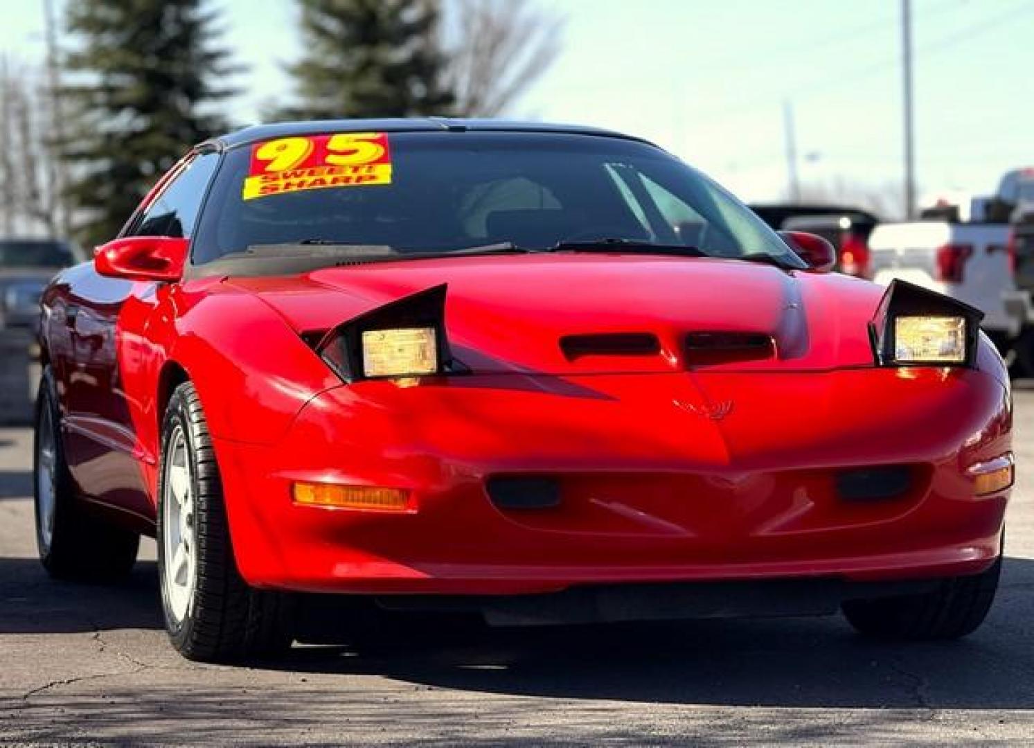 1995 RED PONTIAC FIREBIRD (2G2FV22P5S2) with an V8,5.7L(350 CID),OHV engine, MANUAL transmission, located at 14600 Frazho Road, Warren, MI, 48089, (586) 776-3400, 42.485996, -82.974220 - Photo#3