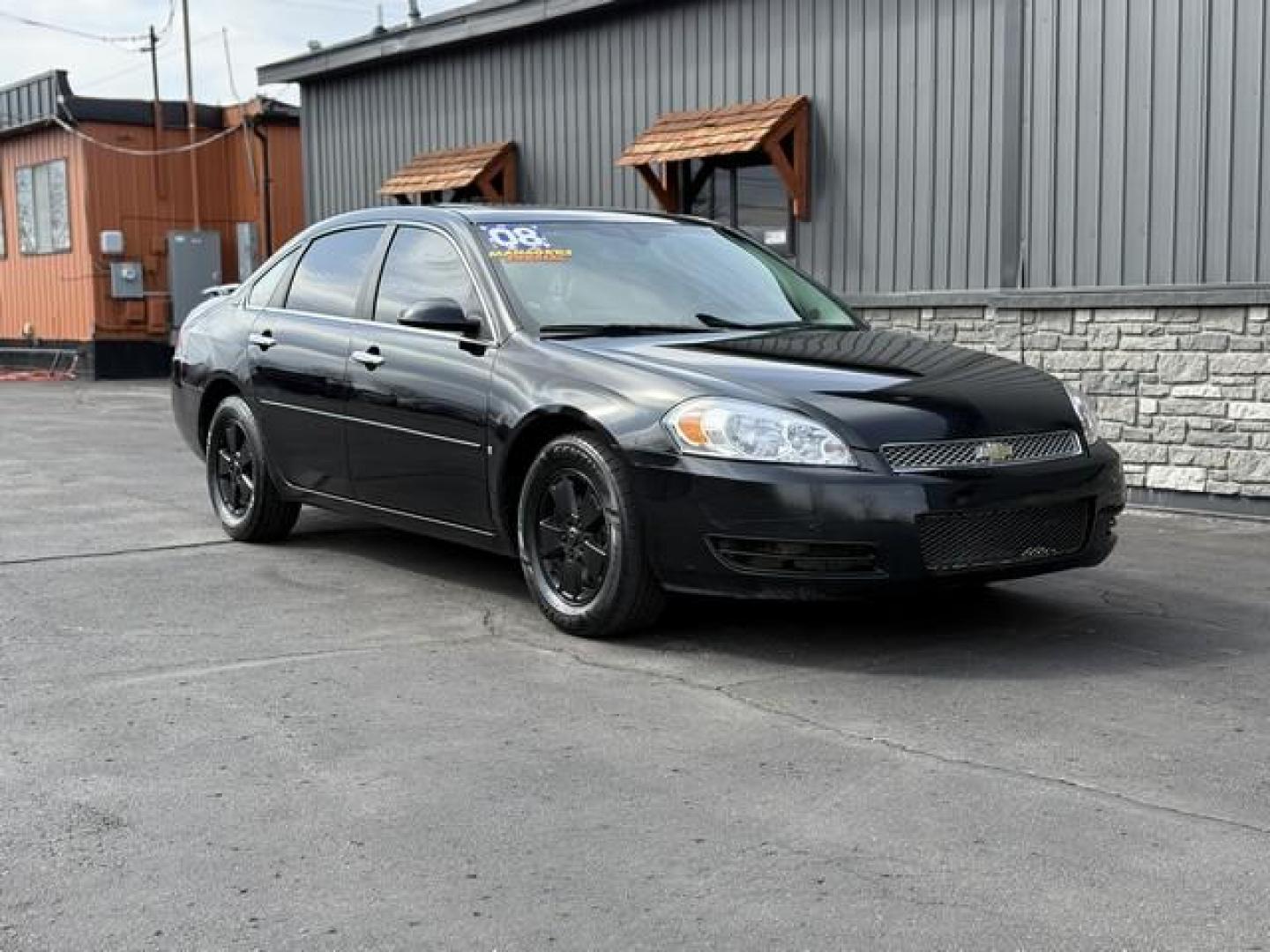 2008 BLACK CHEVROLET IMPALA (2G1WT58KX81) with an V6,3.5L(213 CID),OHV engine, AUTOMATIC transmission, located at 14600 Frazho Road, Warren, MI, 48089, (586) 776-3400, 42.485996, -82.974220 - Photo#3