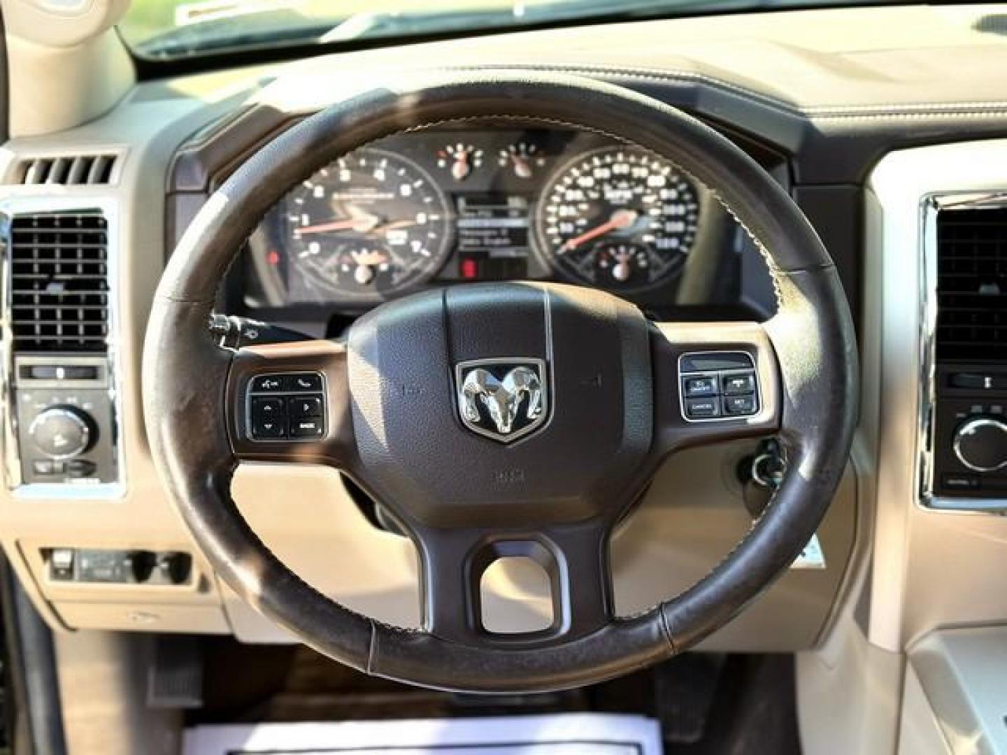 2012 BLACK RAM 1500 LONGHORN (1C6RD7PT9CS) with an V8,5.7L(345 CID),OHV engine, AUTOMATIC transmission, located at 14600 Frazho Road, Warren, MI, 48089, (586) 776-3400, 42.485996, -82.974220 - Photo#11