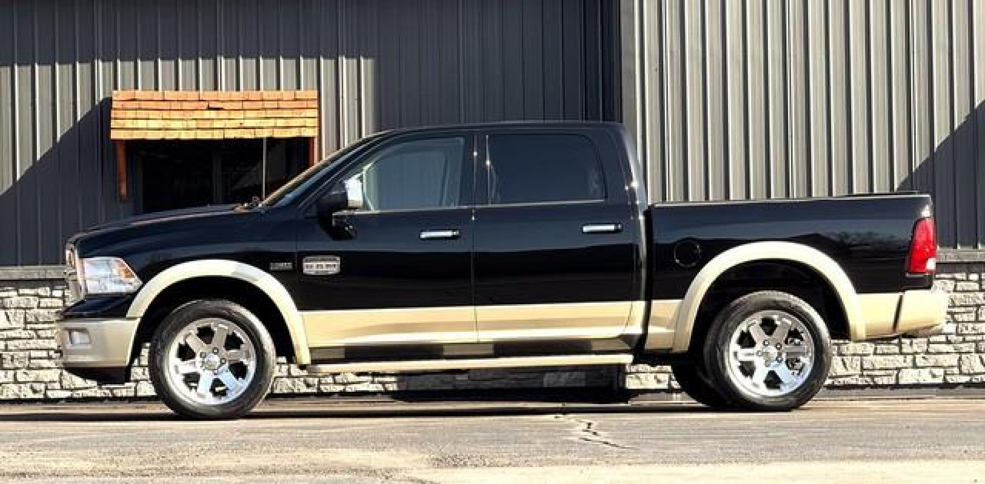 2012 BLACK RAM 1500 LONGHORN (1C6RD7PT9CS) with an V8,5.7L(345 CID),OHV engine, AUTOMATIC transmission, located at 14600 Frazho Road, Warren, MI, 48089, (586) 776-3400, 42.485996, -82.974220 - Photo#1
