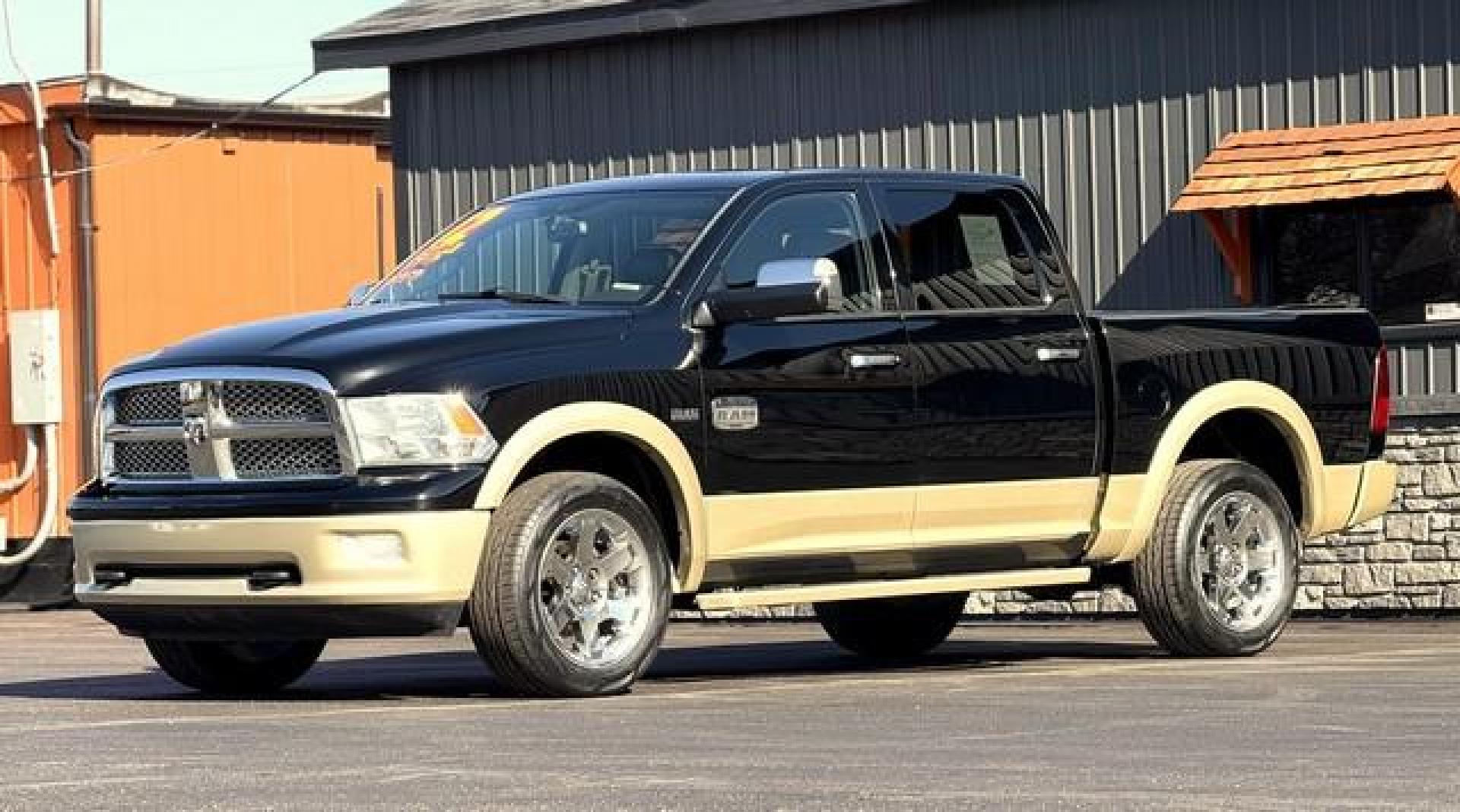 2012 BLACK RAM 1500 LONGHORN (1C6RD7PT9CS) with an V8,5.7L(345 CID),OHV engine, AUTOMATIC transmission, located at 14600 Frazho Road, Warren, MI, 48089, (586) 776-3400, 42.485996, -82.974220 - Photo#3