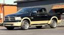 2012 BLACK RAM 1500 LONGHORN (1C6RD7PT9CS) with an V8,5.7L(345 CID),OHV engine, AUTOMATIC transmission, located at 14600 Frazho Road, Warren, MI, 48089, (586) 776-3400, 42.485996, -82.974220 - Photo#3