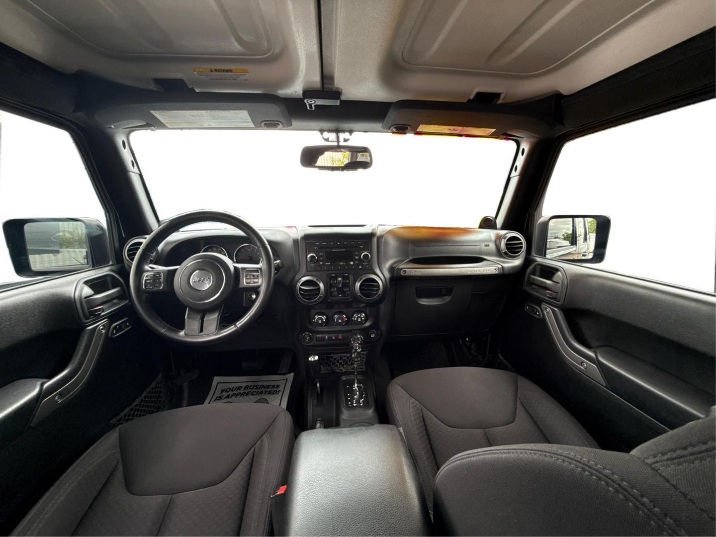 2013 BLACK JEEP WRANGLER (1C4BJWDG7DL) with an V6,3.6L(220 CID),DOHC engine, AUTOMATIC transmission, located at 14600 Frazho Road, Warren, MI, 48089, (586) 776-3400, 42.485996, -82.974220 - Photo#17