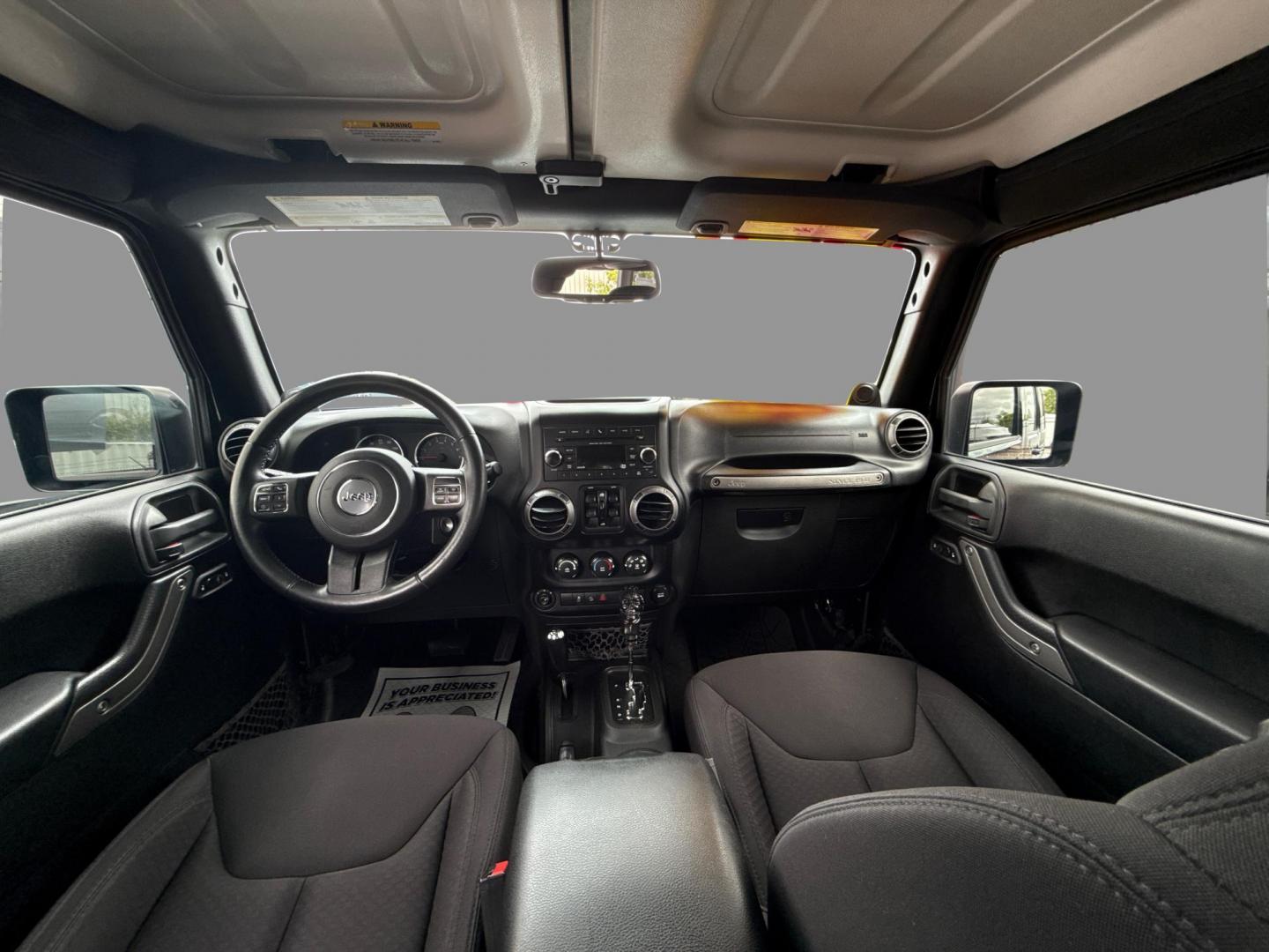 2013 BLACK JEEP WRANGLER (1C4BJWDG7DL) with an V6,3.6L(220 CID),DOHC engine, AUTOMATIC transmission, located at 14600 Frazho Road, Warren, MI, 48089, (586) 776-3400, 42.485996, -82.974220 - Photo#16