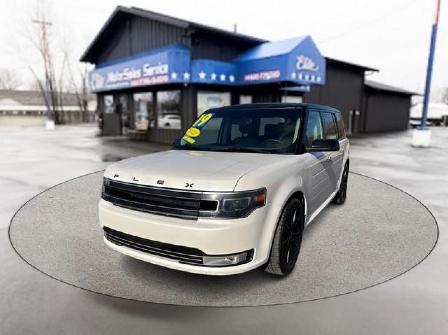 2019 WHITE FORD FLEX (2FMHK6D88KB) with an V6,3.5L(213 CID),DOHC engine, AUTOMATIC transmission, located at 14600 Frazho Road, Warren, MI, 48089, (586) 776-3400, 42.485996, -82.974220 - Photo#0