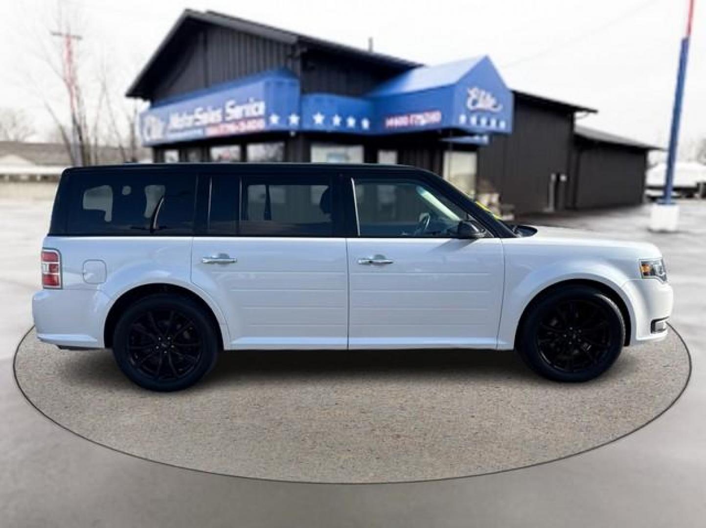 2019 WHITE FORD FLEX (2FMHK6D88KB) with an V6,3.5L(213 CID),DOHC engine, AUTOMATIC transmission, located at 14600 Frazho Road, Warren, MI, 48089, (586) 776-3400, 42.485996, -82.974220 - Photo#3