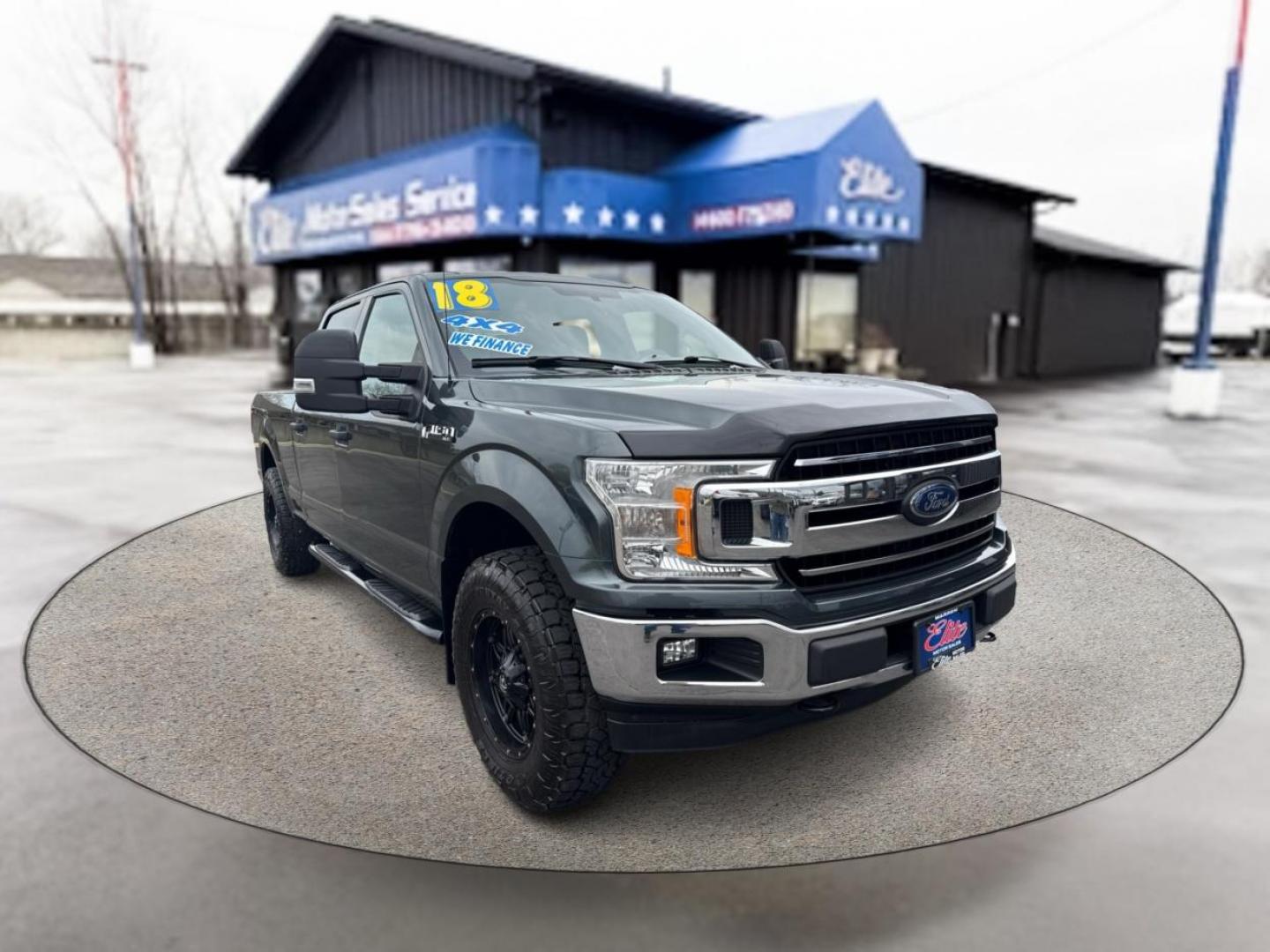 2018 GREEN FORD F-150 (1FTFW1E51JK) with an V8,5.0L(302 CID),DOHC engine, AUTOMATIC transmission, located at 14600 Frazho Road, Warren, MI, 48089, (586) 776-3400, 42.485996, -82.974220 - Photo#2