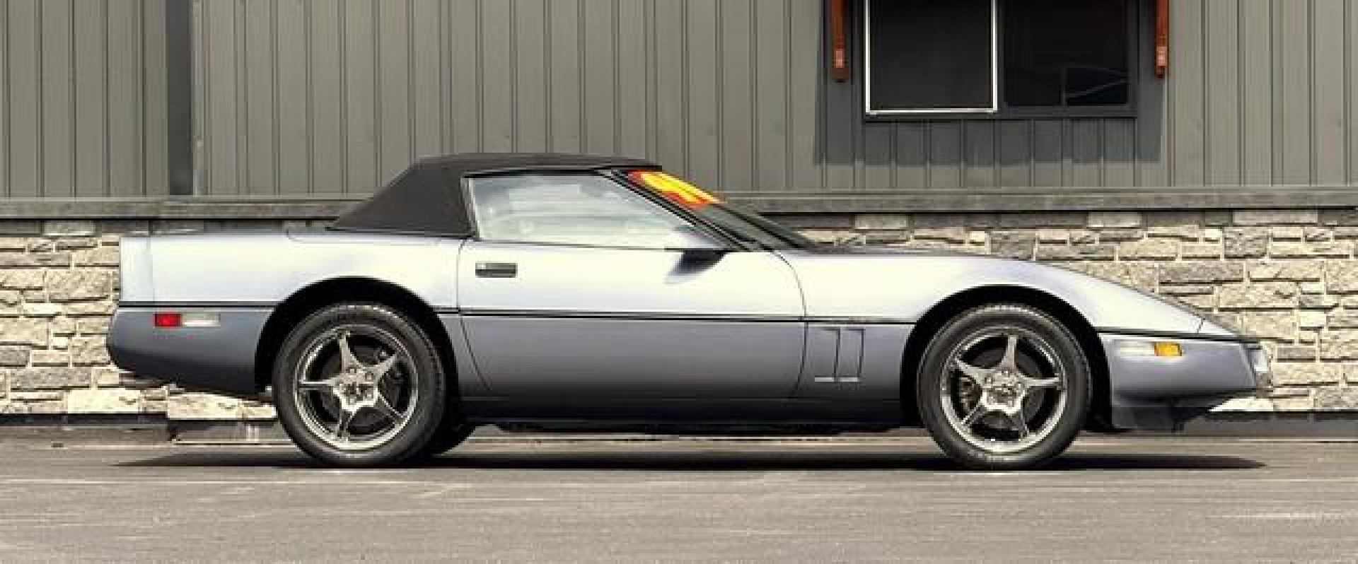 1990 METALLIC BLUE CHEVROLET CORVETTE (1G1YY3385L5) with an V8,5.7L(350 CID),OHV engine, AUTOMATIC transmission, located at 14600 Frazho Road, Warren, MI, 48089, (586) 776-3400, 42.485996, -82.974220 - Photo#1