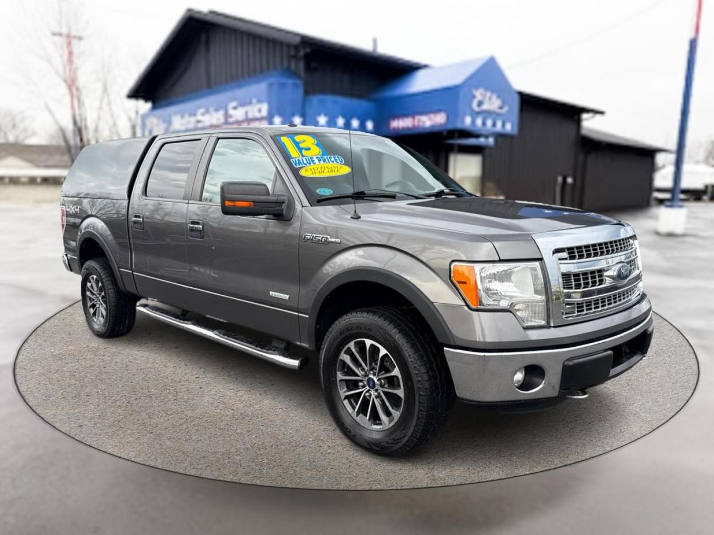 2013 STERLING GREY METALLIC FORD F-150 (1FTFW1ET6DF) with an V6,3.5L(213 CID),DOHC engine, AUTOMATIC transmission, located at 14600 Frazho Road, Warren, MI, 48089, (586) 776-3400, 42.485996, -82.974220 - Photo#2