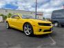 2011 YELLOW CHEVROLET CAMARO (2G1FK1EJ0B9) with an V8,6.2L(376 CID),OHV engine, AUTOMATIC transmission, located at 14600 Frazho Road, Warren, MI, 48089, (586) 776-3400, 42.485996, -82.974220 - Photo#2