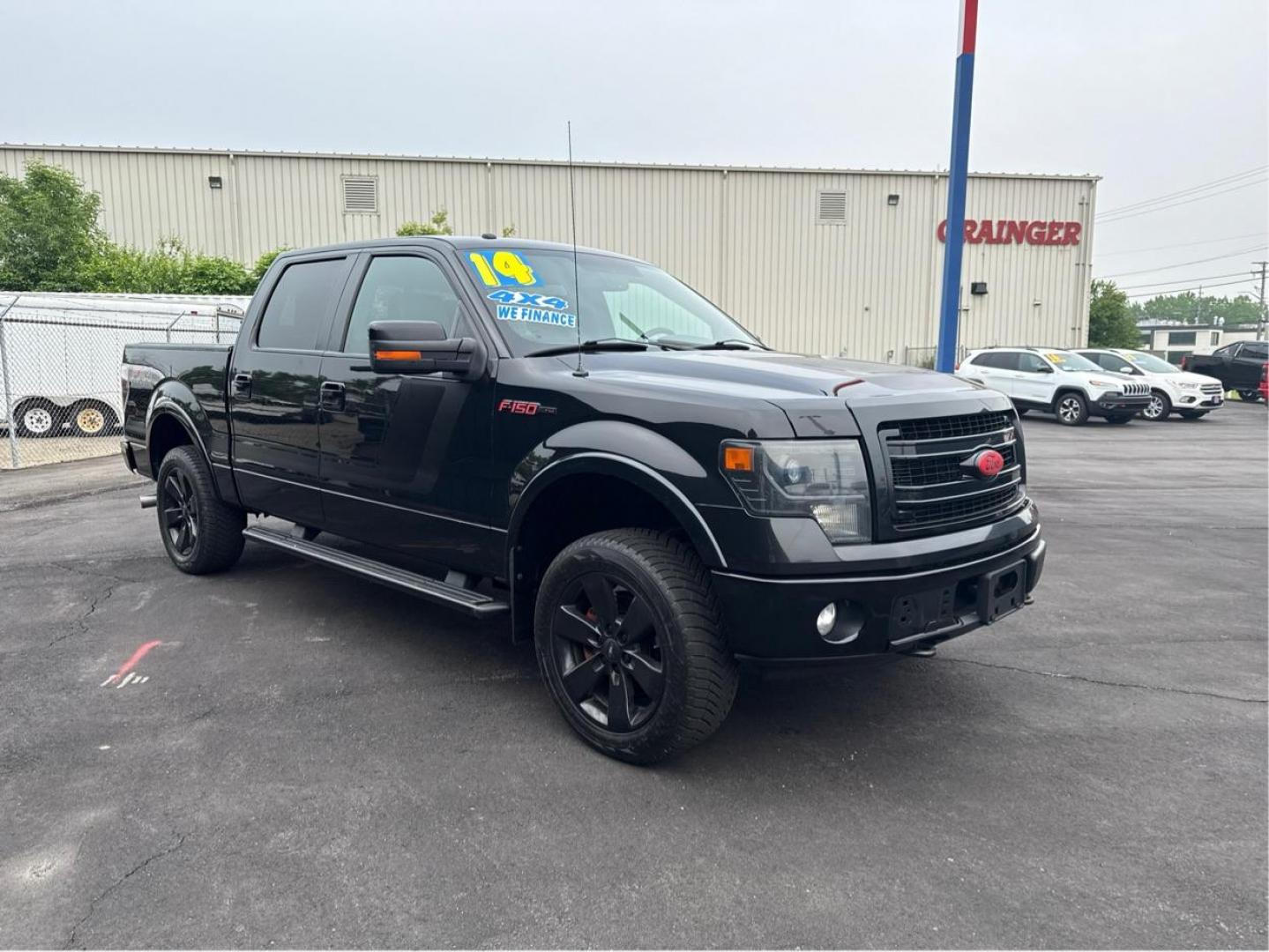 2014 BLACK FORD F-150 (1FTFW1EF7EF) with an V8,5.0L(302 CID),DOHC engine, AUTOMATIC transmission, located at 14600 Frazho Road, Warren, MI, 48089, (586) 776-3400, 42.485996, -82.974220 - Photo#2
