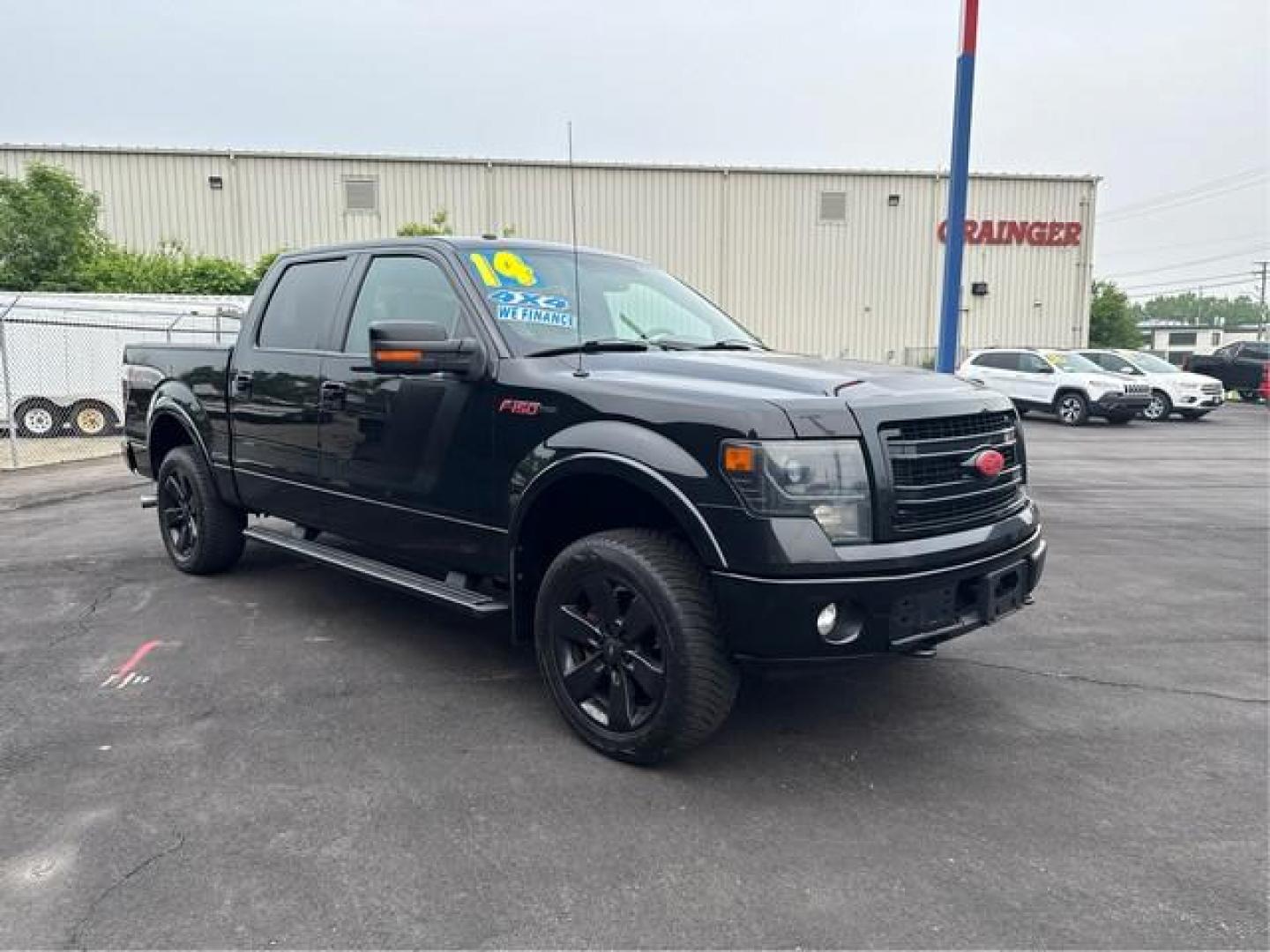 2014 BLACK FORD F-150 (1FTFW1EF7EF) with an V8,5.0L(302 CID),DOHC engine, AUTOMATIC transmission, located at 14600 Frazho Road, Warren, MI, 48089, (586) 776-3400, 42.485996, -82.974220 - Photo#3