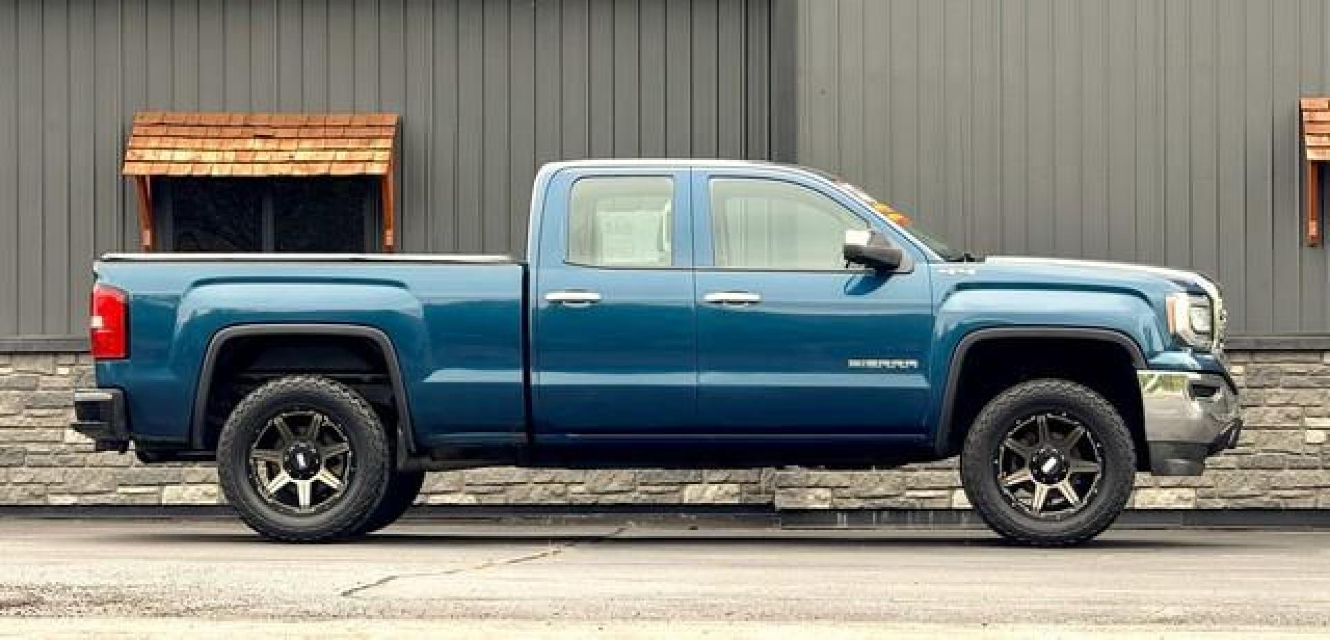 2017 BLUE GMC SIERRA 1500 (1GTV2LEH3HZ) with an V6,4.3L(262 CID),OHV engine, AUTOMATIC transmission, located at 14600 Frazho Road, Warren, MI, 48089, (586) 776-3400, 42.485996, -82.974220 - Photo#2