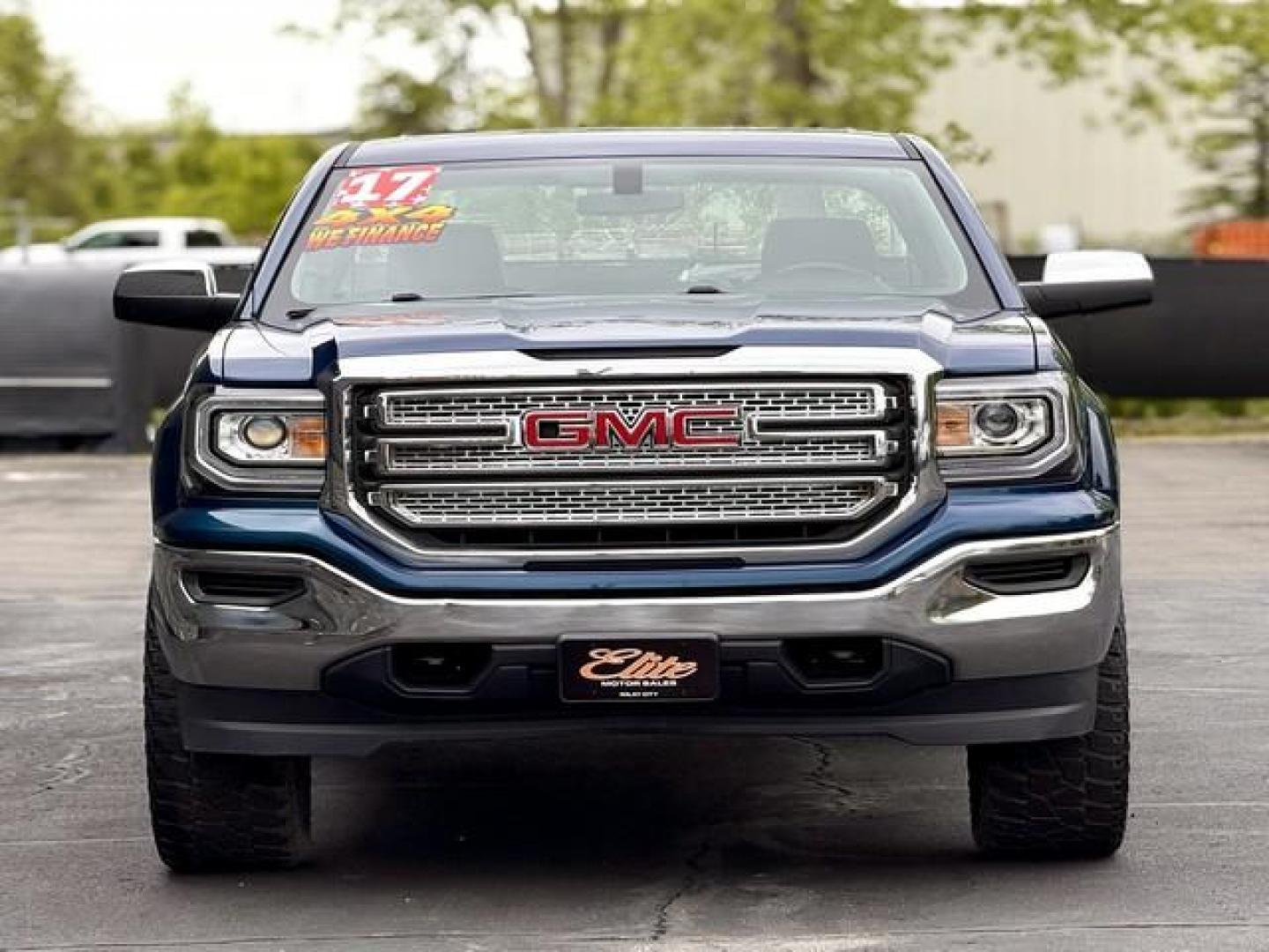 2017 BLUE GMC SIERRA 1500 (1GTV2LEH3HZ) with an V6,4.3L(262 CID),OHV engine, AUTOMATIC transmission, located at 14600 Frazho Road, Warren, MI, 48089, (586) 776-3400, 42.485996, -82.974220 - Photo#4