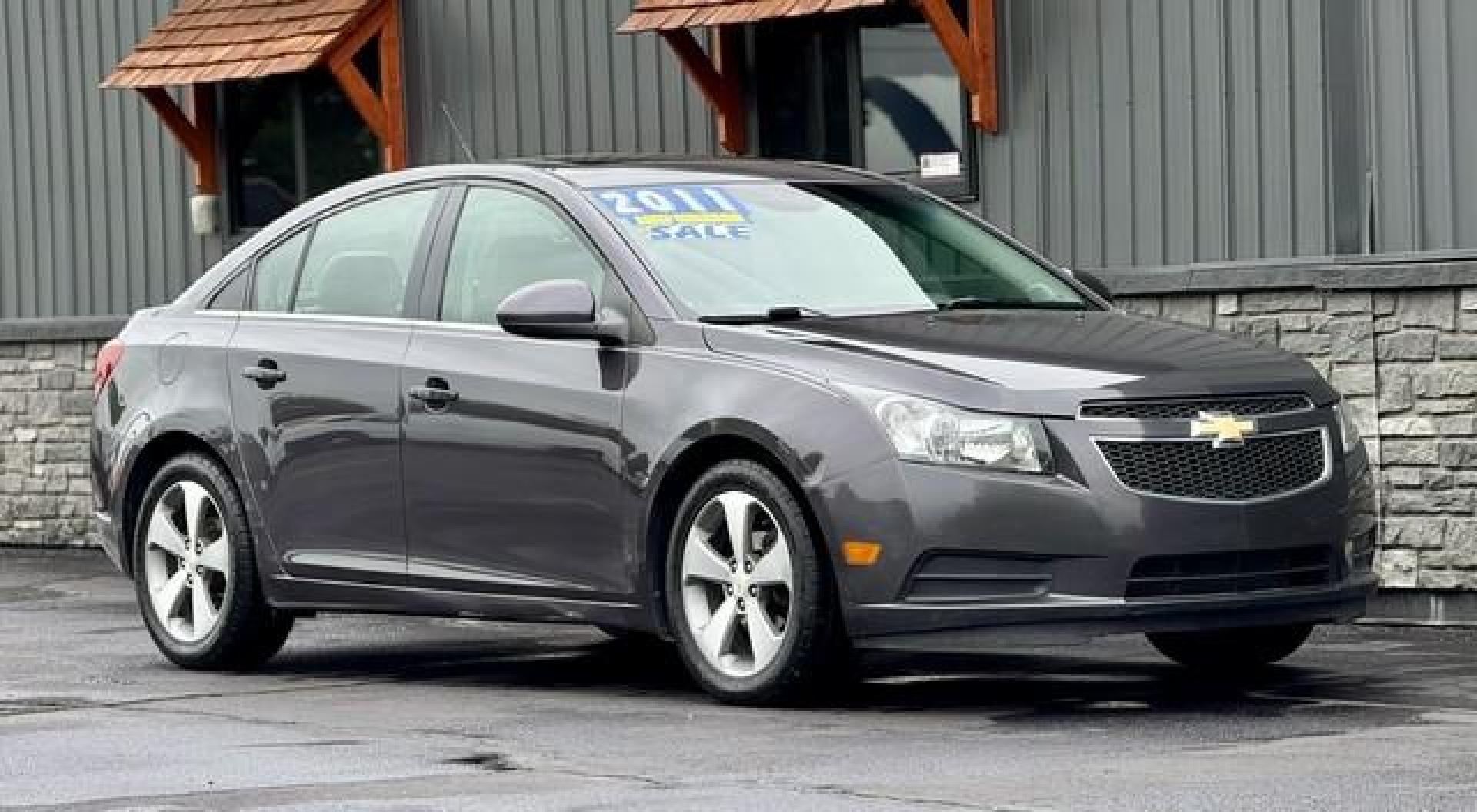 2011 GREY CHEVROLET CRUZE (1G1PG5S91B7) with an L4,1.4L(83 CID),DOHC engine, AUTOMATIC transmission, located at 14600 Frazho Road, Warren, MI, 48089, (586) 776-3400, 42.485996, -82.974220 - Photo#4