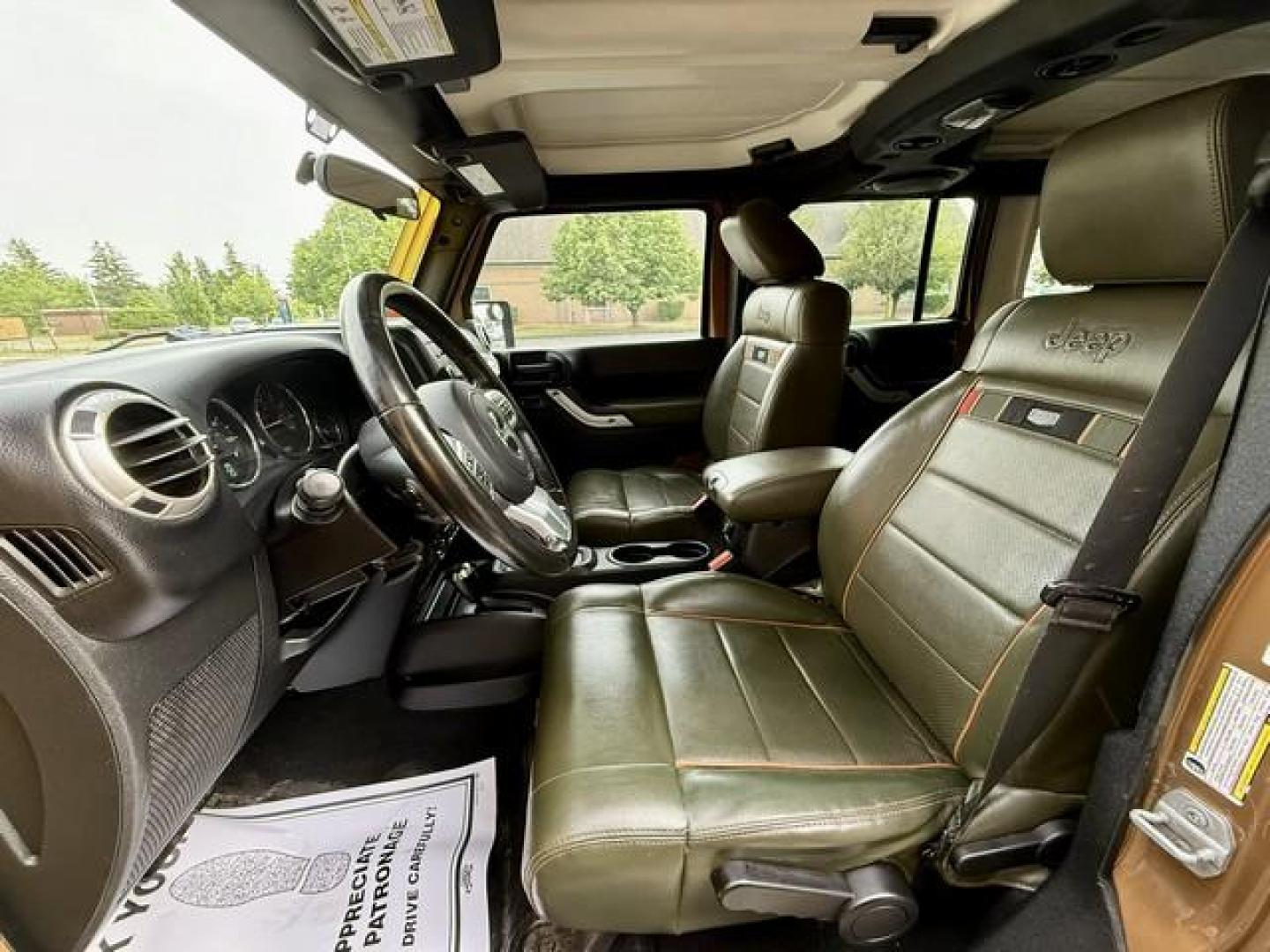 2011 BRONZE JEEP WRANGLER (1J4BA7H19BL) with an V6,3.8L(230 CID),OHV engine, AUTOMATIC transmission, located at 14600 Frazho Road, Warren, MI, 48089, (586) 776-3400, 42.485996, -82.974220 - Photo#5