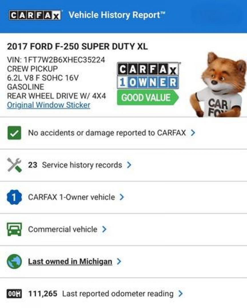 2017 WHITE FORD F-250 SUPER DUTY (1FT7W2B6XHE) with an V8,6.2L(379 CID),SOHC engine, AUTOMATIC transmission, located at 14600 Frazho Road, Warren, MI, 48089, (586) 776-3400, 42.485996, -82.974220 - Photo#11