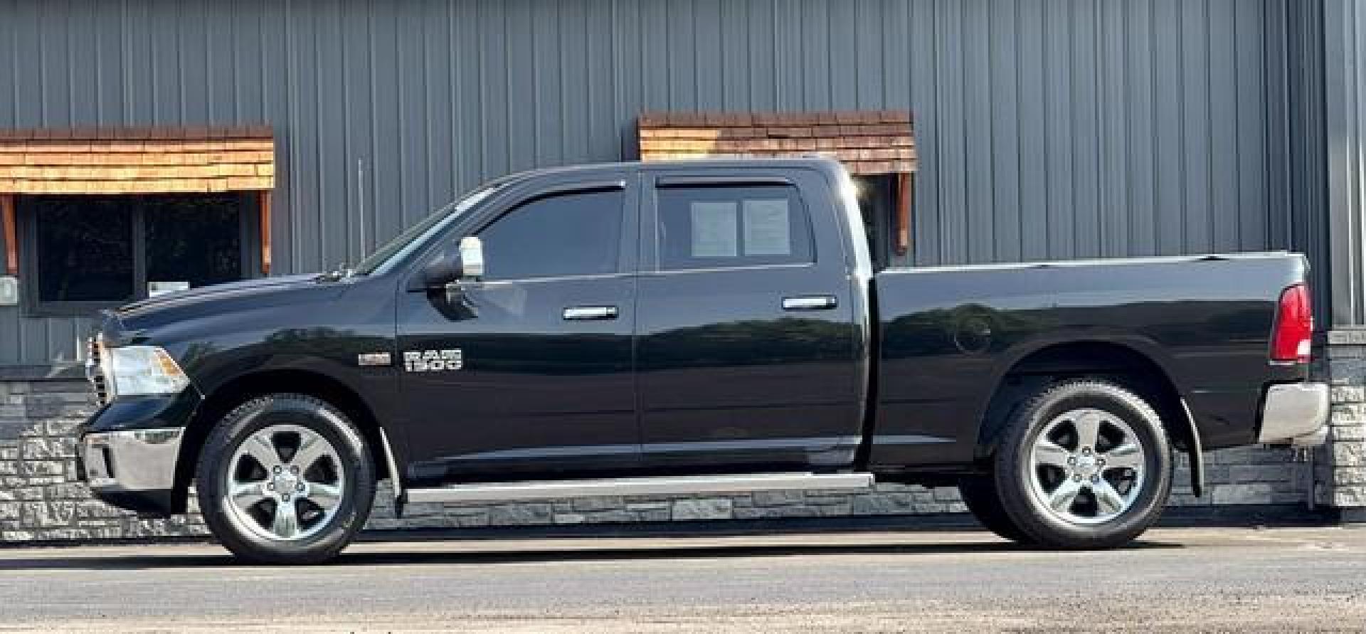 2015 BLACK RAM 1500 (1C6RR7TT0FS) with an V8,5.7L(345 CID),OHV engine, AUTOMATIC transmission, located at 14600 Frazho Road, Warren, MI, 48089, (586) 776-3400, 42.485996, -82.974220 - Photo#0