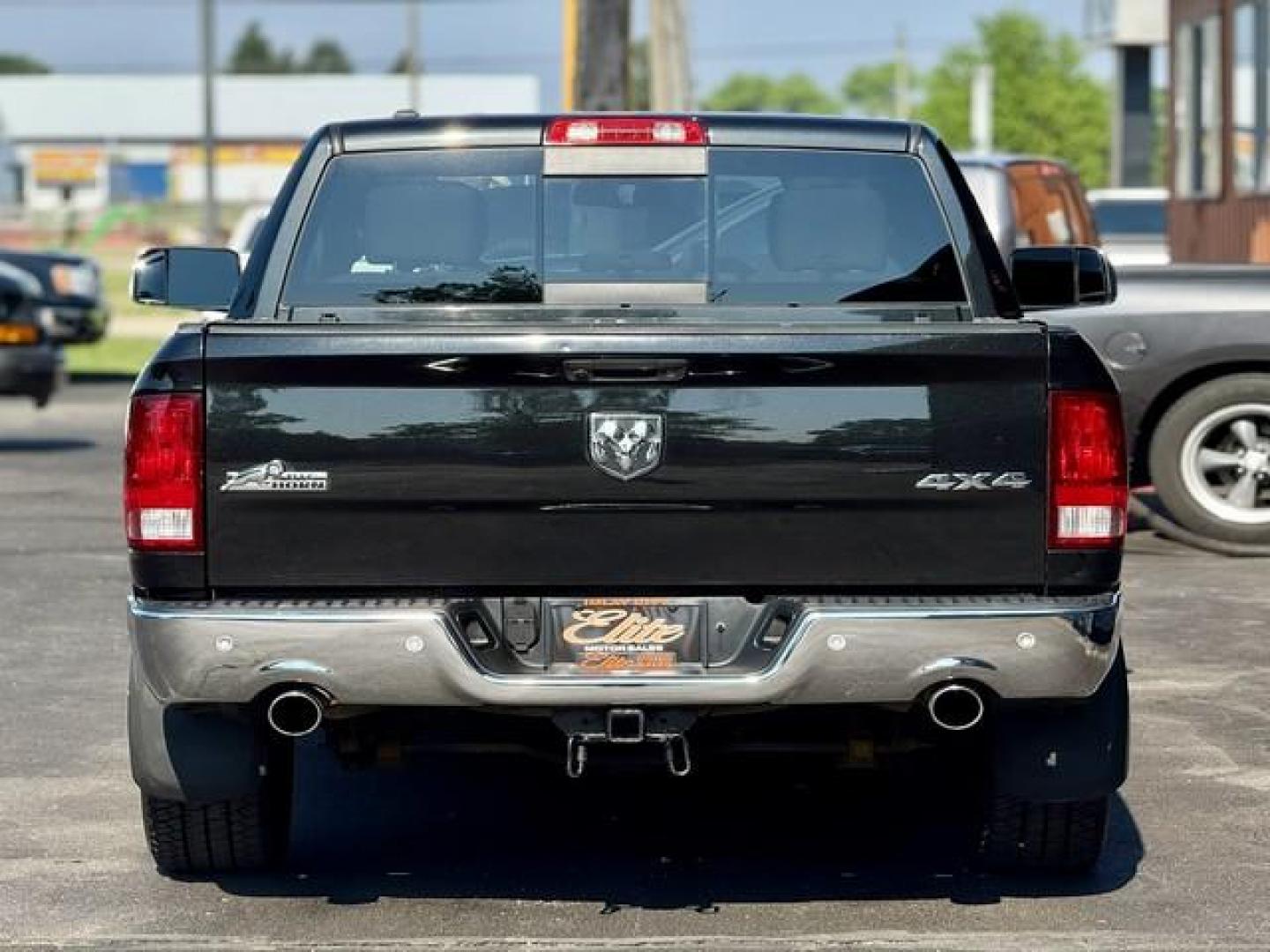 2015 BLACK RAM 1500 (1C6RR7TT0FS) with an V8,5.7L(345 CID),OHV engine, AUTOMATIC transmission, located at 14600 Frazho Road, Warren, MI, 48089, (586) 776-3400, 42.485996, -82.974220 - Photo#2
