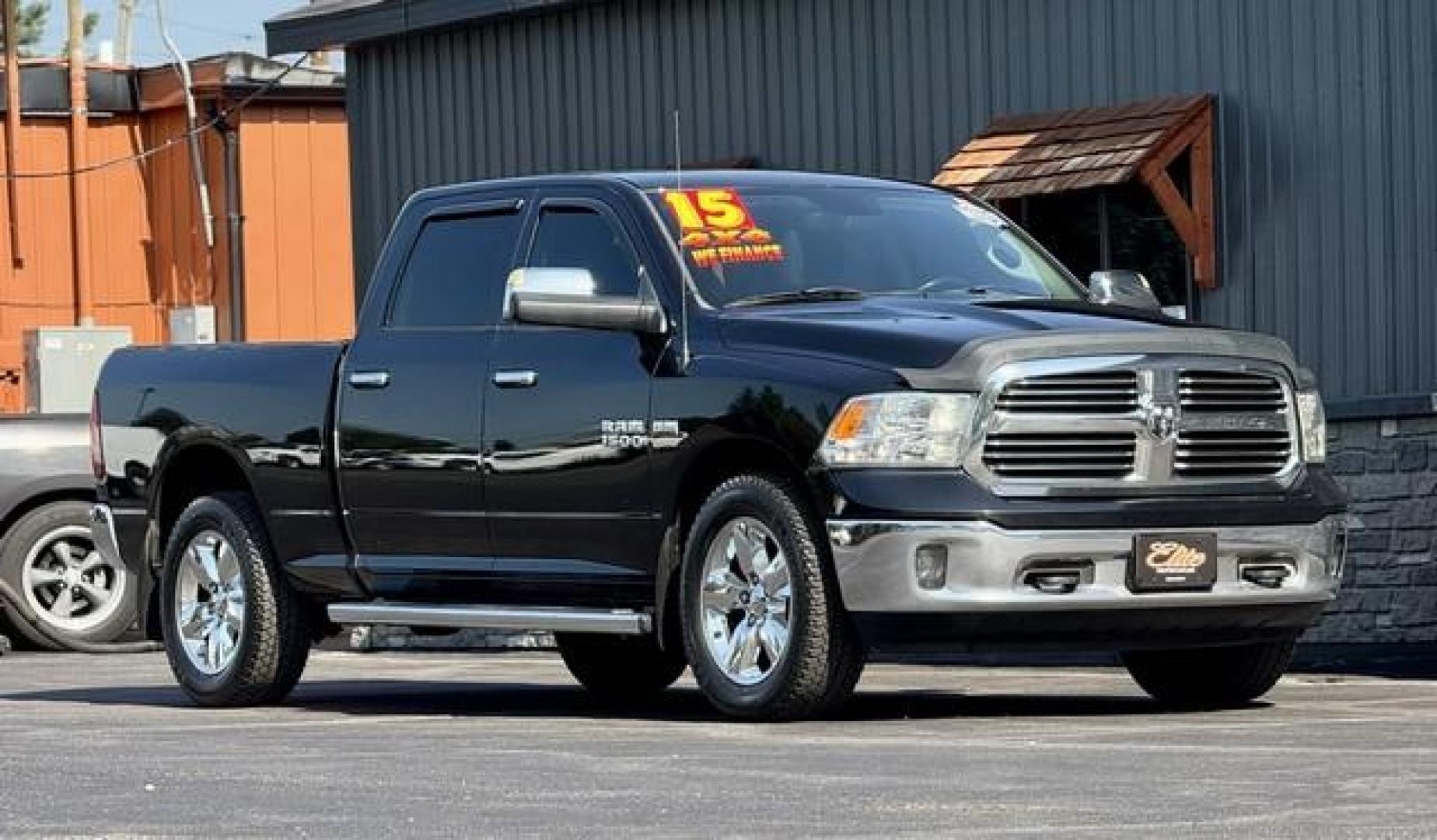 2015 BLACK RAM 1500 (1C6RR7TT0FS) with an V8,5.7L(345 CID),OHV engine, AUTOMATIC transmission, located at 14600 Frazho Road, Warren, MI, 48089, (586) 776-3400, 42.485996, -82.974220 - Photo#4