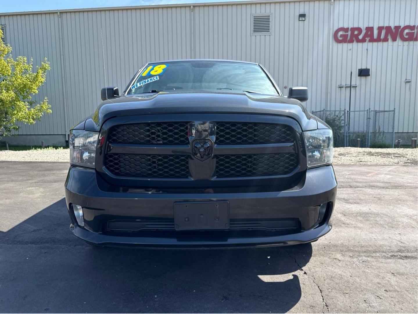 2018 BLACK RAM 1500 (1C6RR7KT6JS) with an V8,5.7L(345 CID),OHV engine, AUTOMATIC transmission, located at 14600 Frazho Road, Warren, MI, 48089, (586) 776-3400, 42.485996, -82.974220 - Photo#1