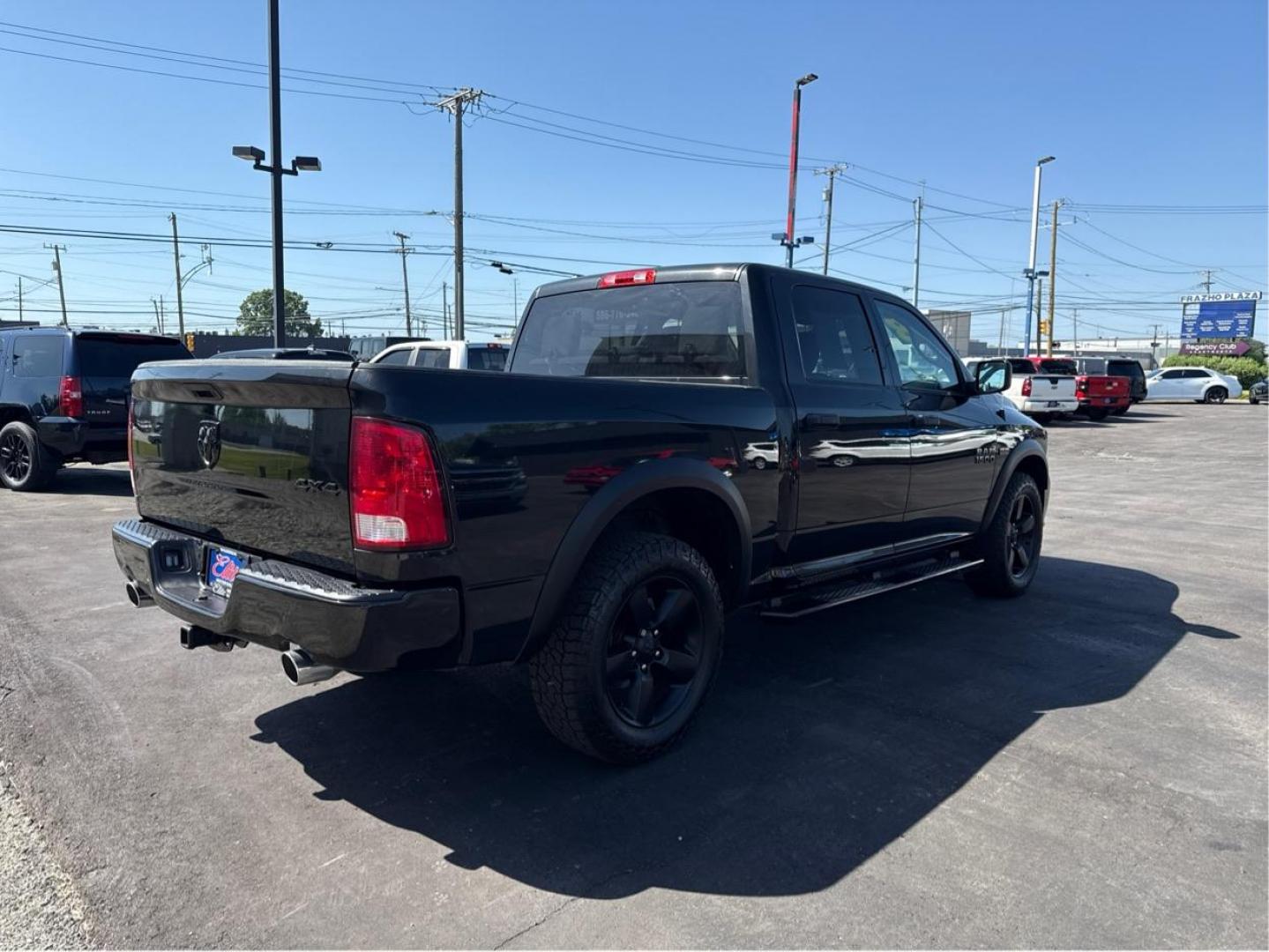 2018 BLACK RAM 1500 (1C6RR7KT6JS) with an V8,5.7L(345 CID),OHV engine, AUTOMATIC transmission, located at 14600 Frazho Road, Warren, MI, 48089, (586) 776-3400, 42.485996, -82.974220 - Photo#4