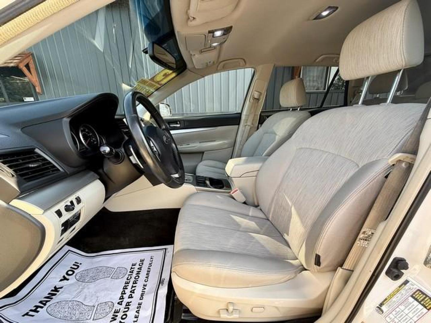2013 WHITE SUBARU OUTBACK (4S4BRCCC0D3) with an H4,2.5L(152 CID),DOHC engine, AUTOMATIC transmission, located at 14600 Frazho Road, Warren, MI, 48089, (586) 776-3400, 42.485996, -82.974220 - Photo#6