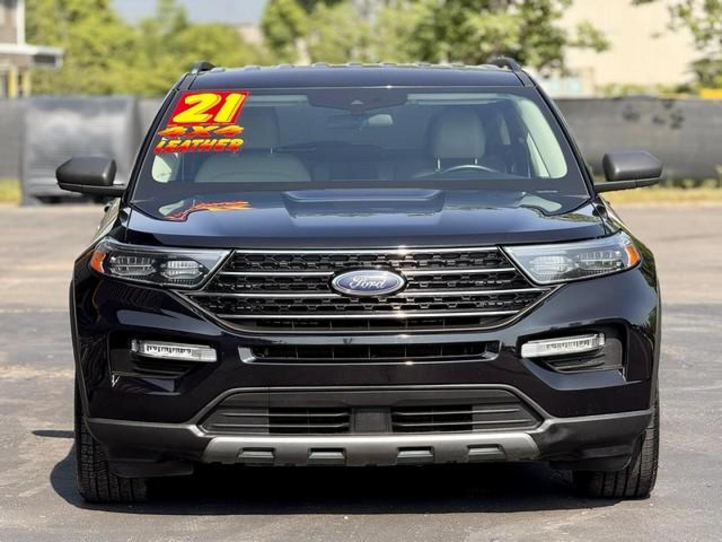 2021 BLACK FORD EXPLORER (1FMSK8DH1MG) with an L4,2.3L(140 CID),DOHC engine, AUTOMATIC transmission, located at 14600 Frazho Road, Warren, MI, 48089, (586) 776-3400, 42.485996, -82.974220 - Photo#4