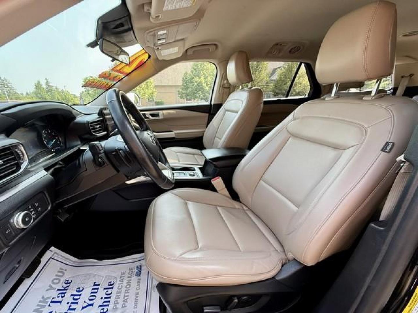 2021 BLACK FORD EXPLORER (1FMSK8DH1MG) with an L4,2.3L(140 CID),DOHC engine, AUTOMATIC transmission, located at 14600 Frazho Road, Warren, MI, 48089, (586) 776-3400, 42.485996, -82.974220 - Photo#6