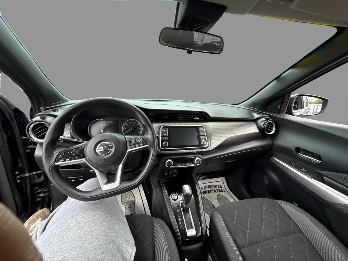 2020 BLACK NISSAN KICKS (3N1CP5CV3LL) with an L4,1.6L(98 CID), engine, AUTOMATIC transmission, located at 14600 Frazho Road, Warren, MI, 48089, (586) 776-3400, 42.485996, -82.974220 - Photo#20