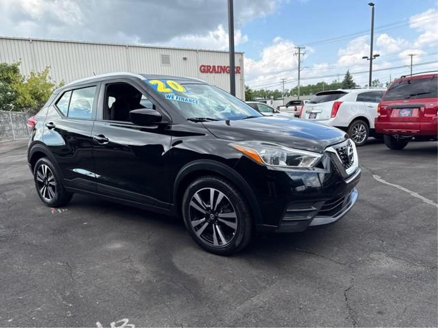 2020 BLACK NISSAN KICKS (3N1CP5CV3LL) with an L4,1.6L(98 CID), engine, AUTOMATIC transmission, located at 14600 Frazho Road, Warren, MI, 48089, (586) 776-3400, 42.485996, -82.974220 - Photo#2