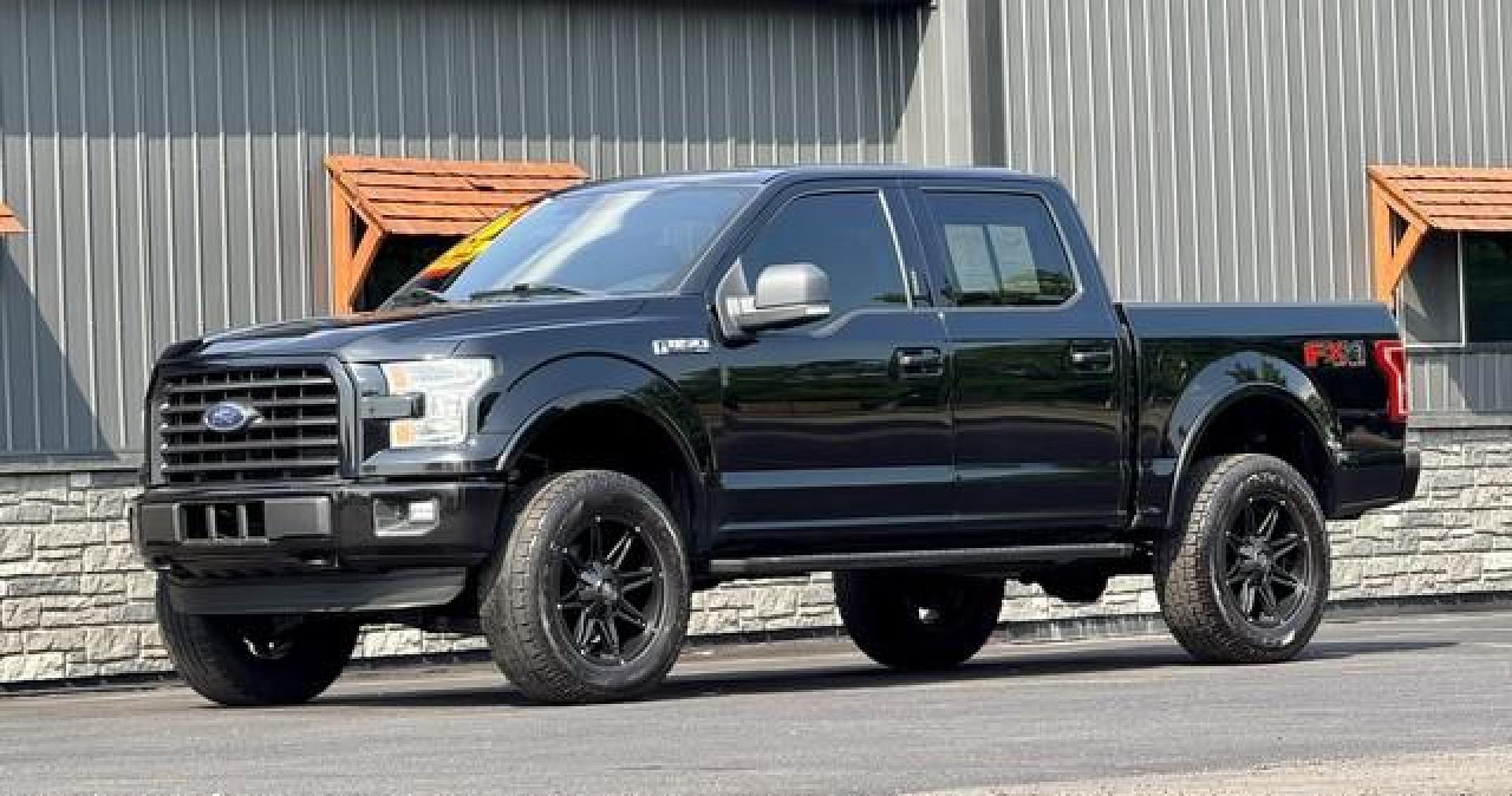 2016 BLACK FORD F-150 (1FTEW1EF0GF) with an V8,5.0L(302 CID),DOHC engine, AUTOMATIC transmission, located at 14600 Frazho Road, Warren, MI, 48089, (586) 776-3400, 42.485996, -82.974220 - Photo#1